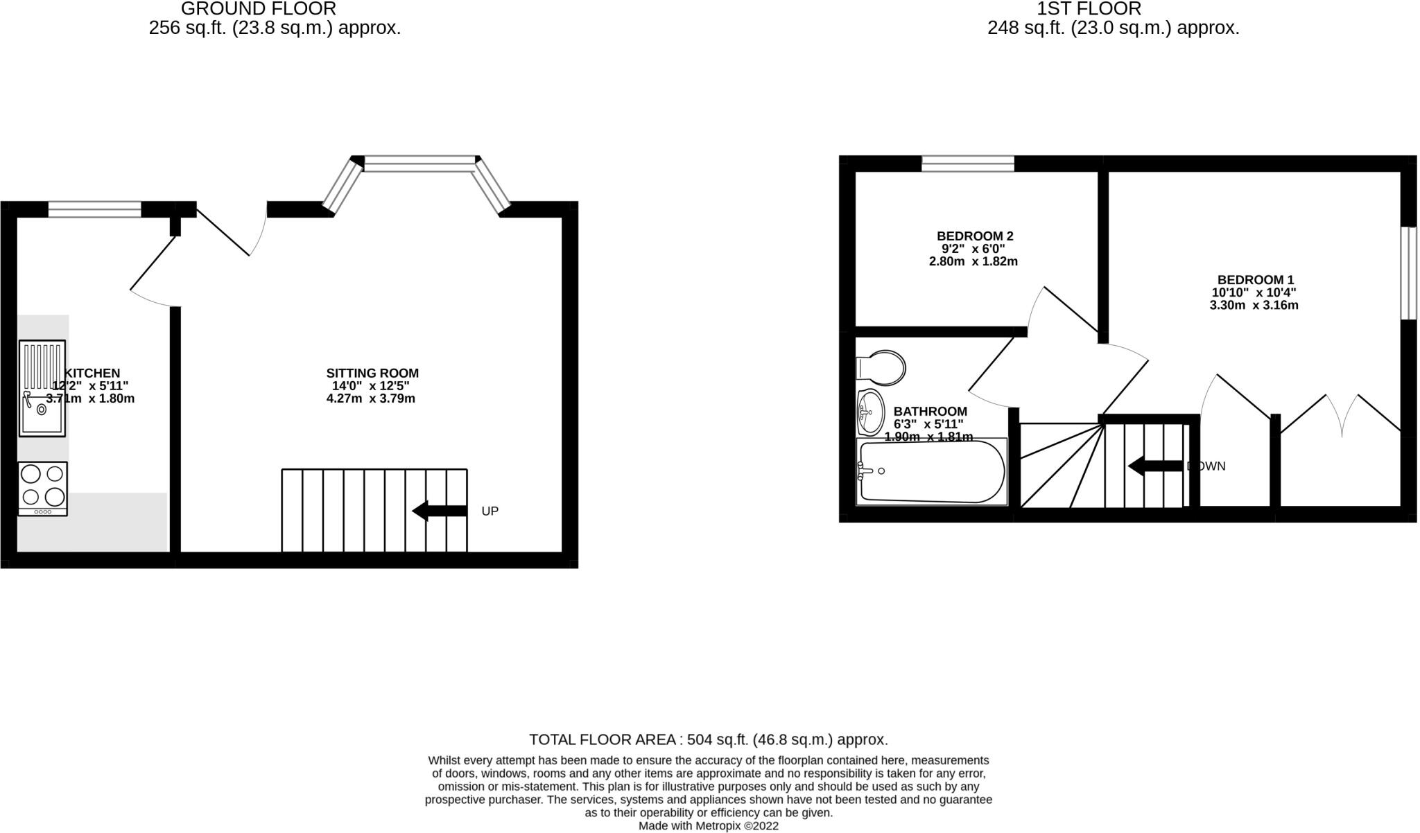 Court Road, Lewes, East Sussex, BN7 floorplan