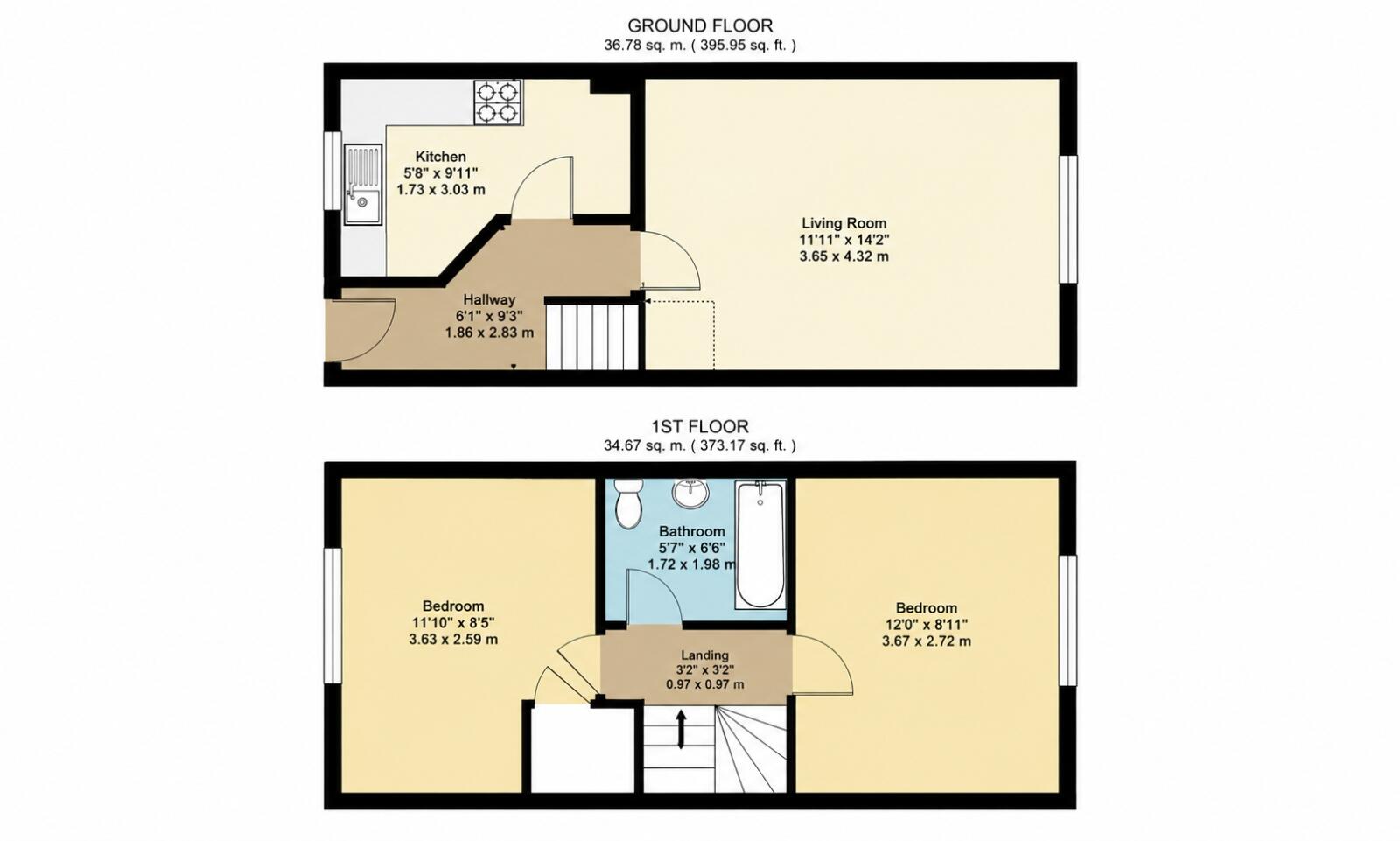 Woodcock Gardens, Hawkinge, Folkestone, Kent, CT18 floorplan