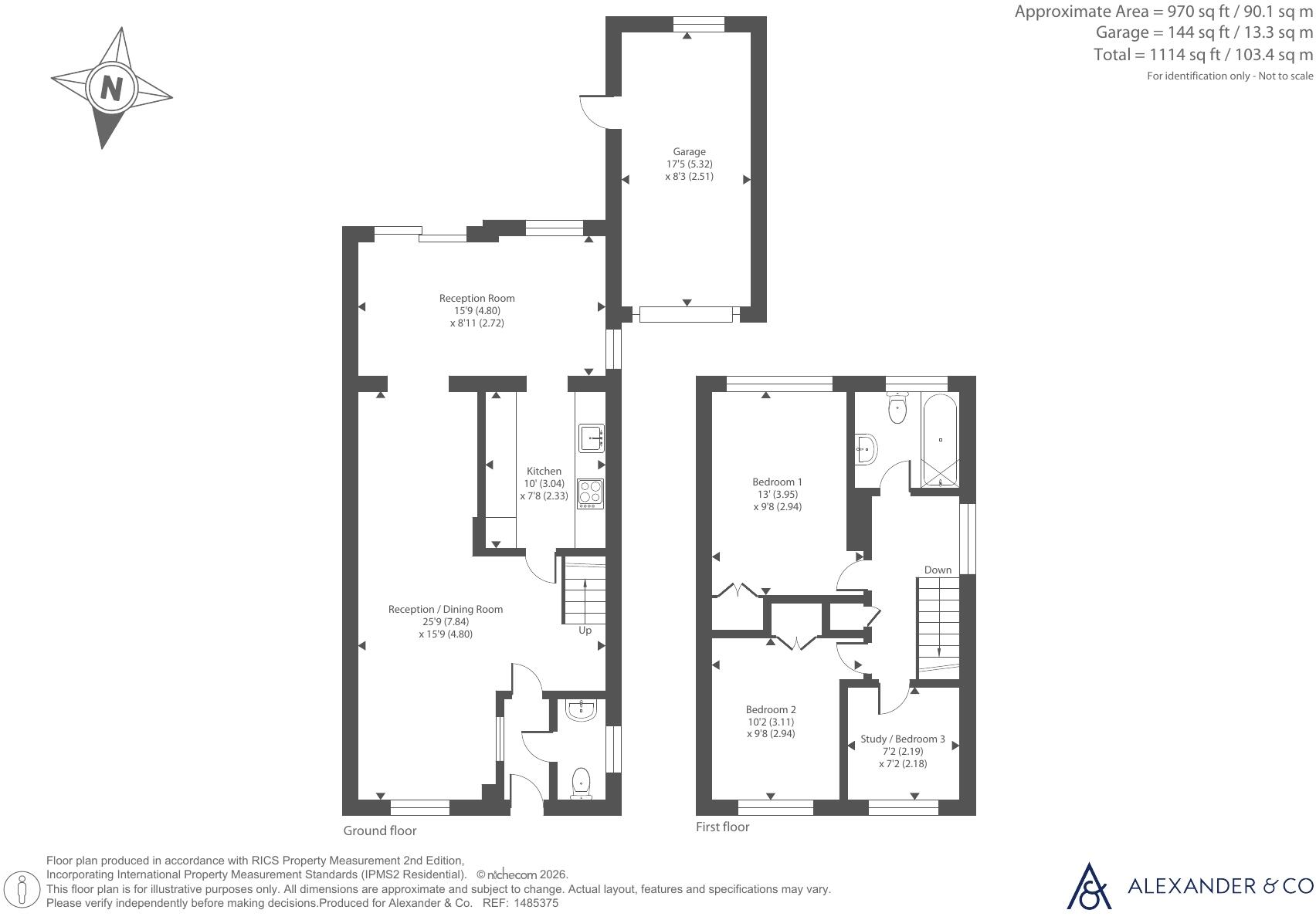 Meeting Oak Lane, Winslow, Buckingham floorplan