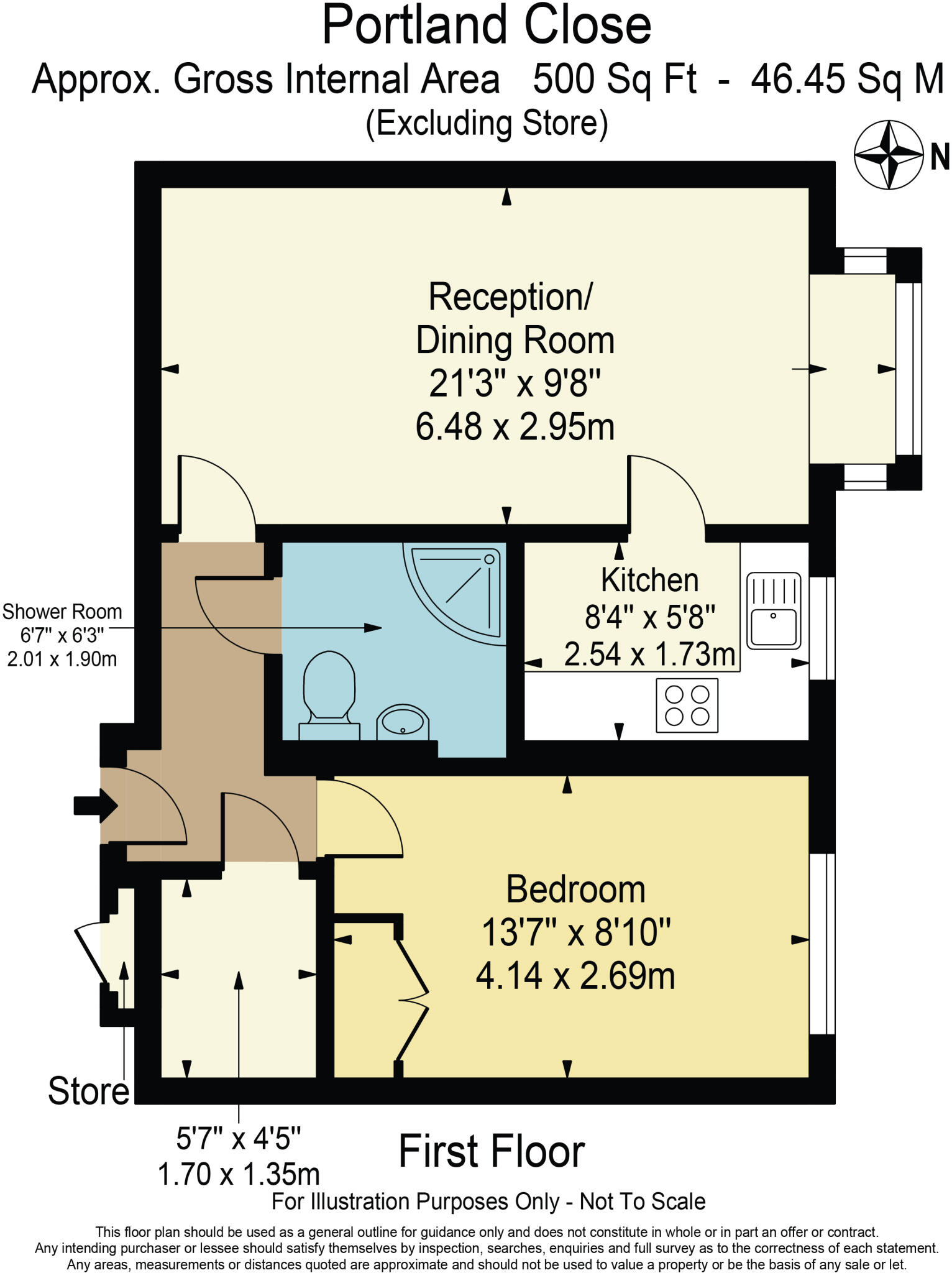 Portland Close, Chadwell Heath, RM6 floorplan