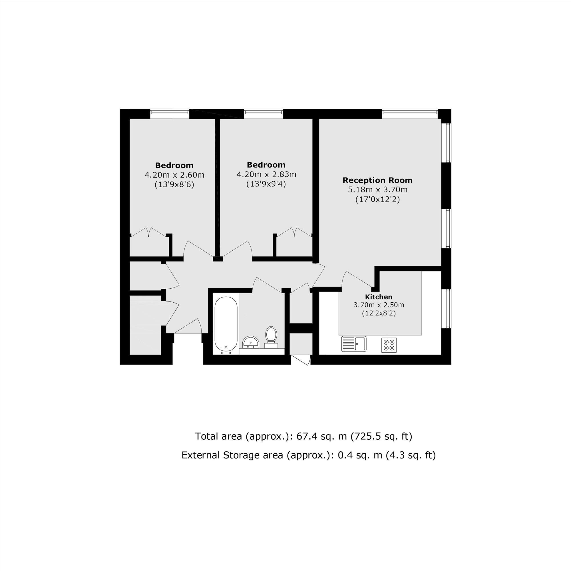 Woodfield Road, Ealing floorplan