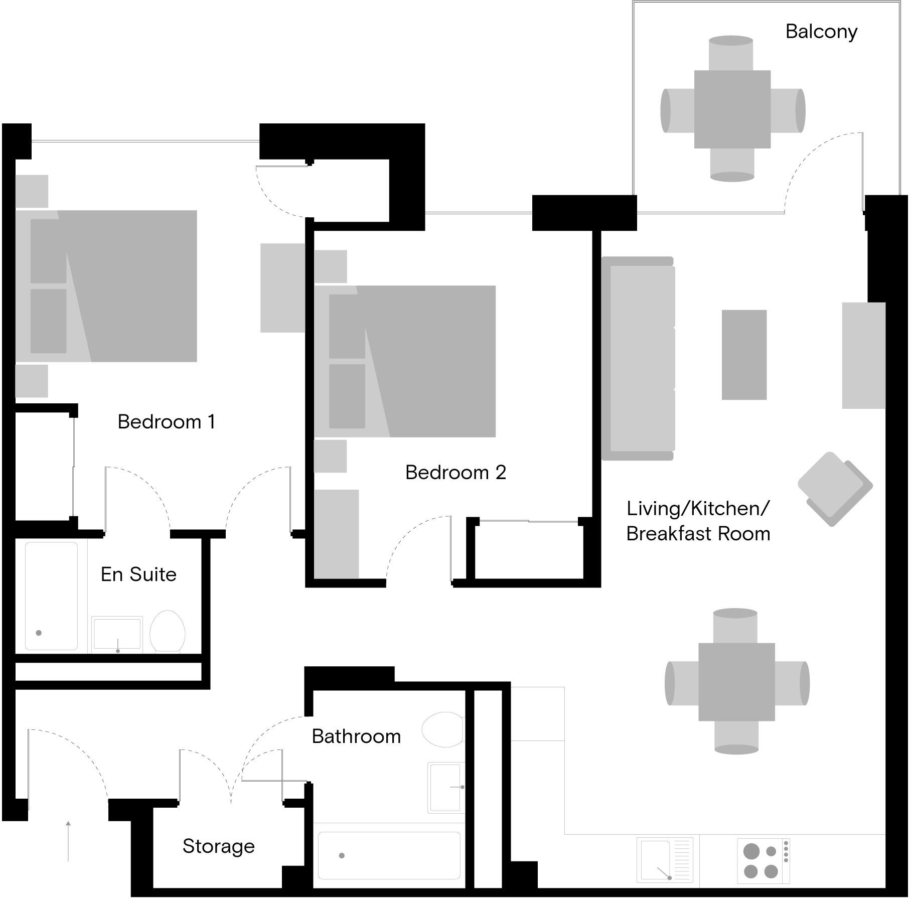 Sessile Apartments, Ashley Road, London, N17 9NT floorplan