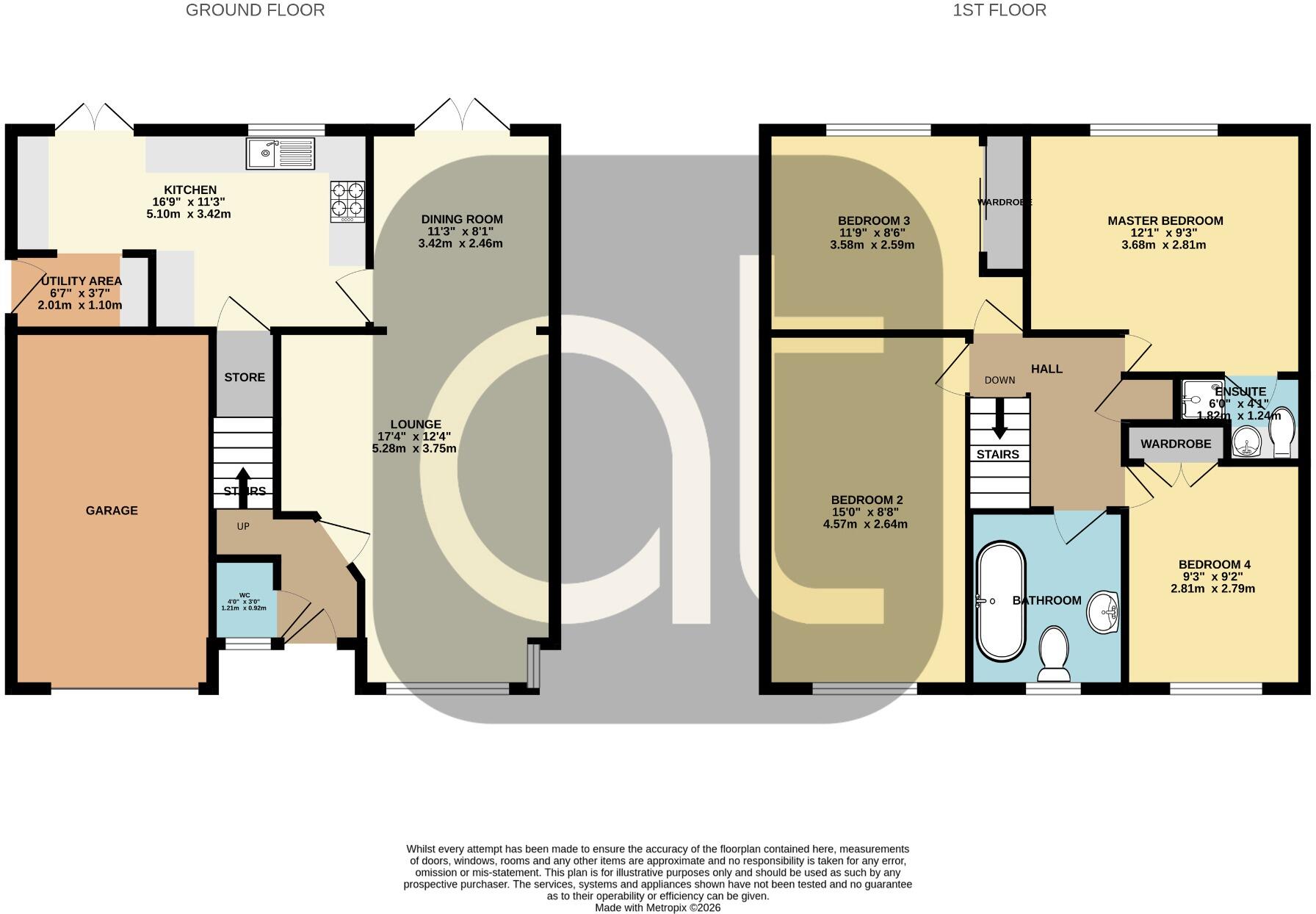 2 Foxdale Court, Bonnybridge, Falkirk, FK4 2FF floorplan