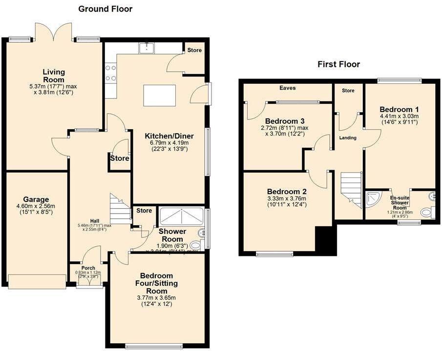 Larkspur Avenue, Burntwood, WS7 4SR floorplan