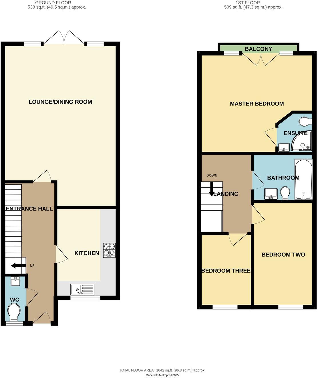 High View Row, Ledbury, HR8 floorplan