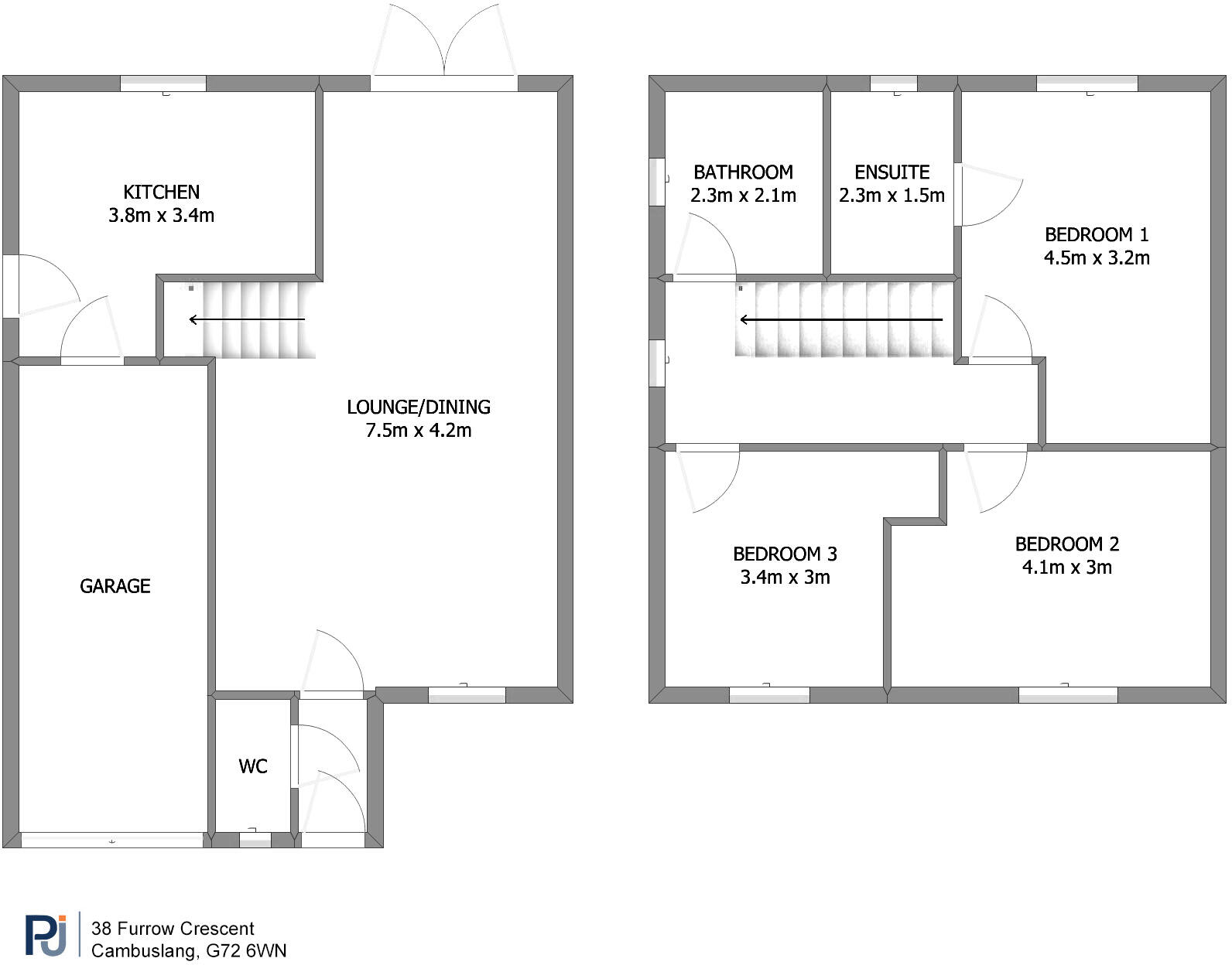 38 Furrow Crescent, Cambuslang, Glasgow, G72 floorplan