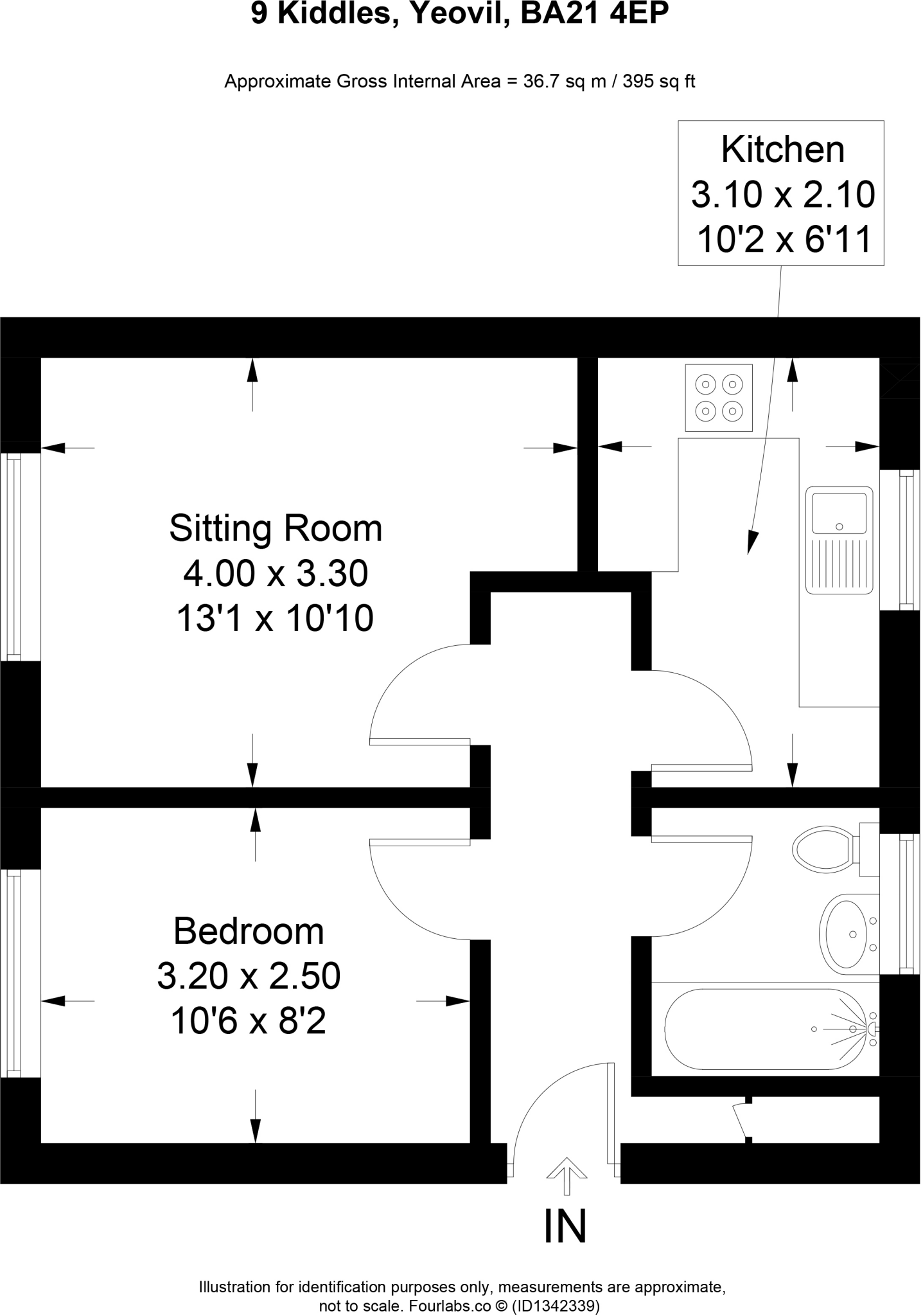 Kiddles, Yeovil floorplan