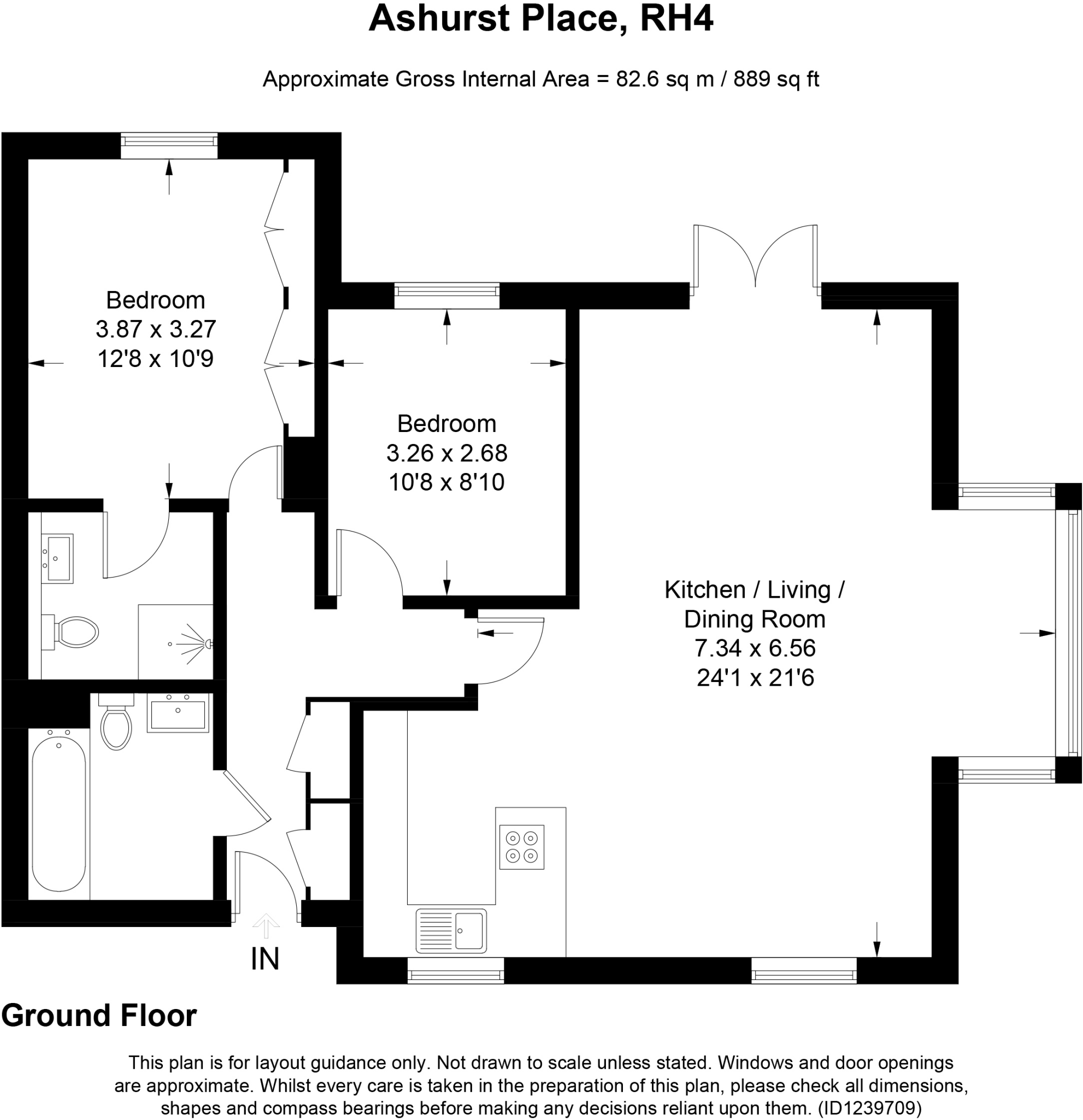 Ashurst Place, Dorking floorplan