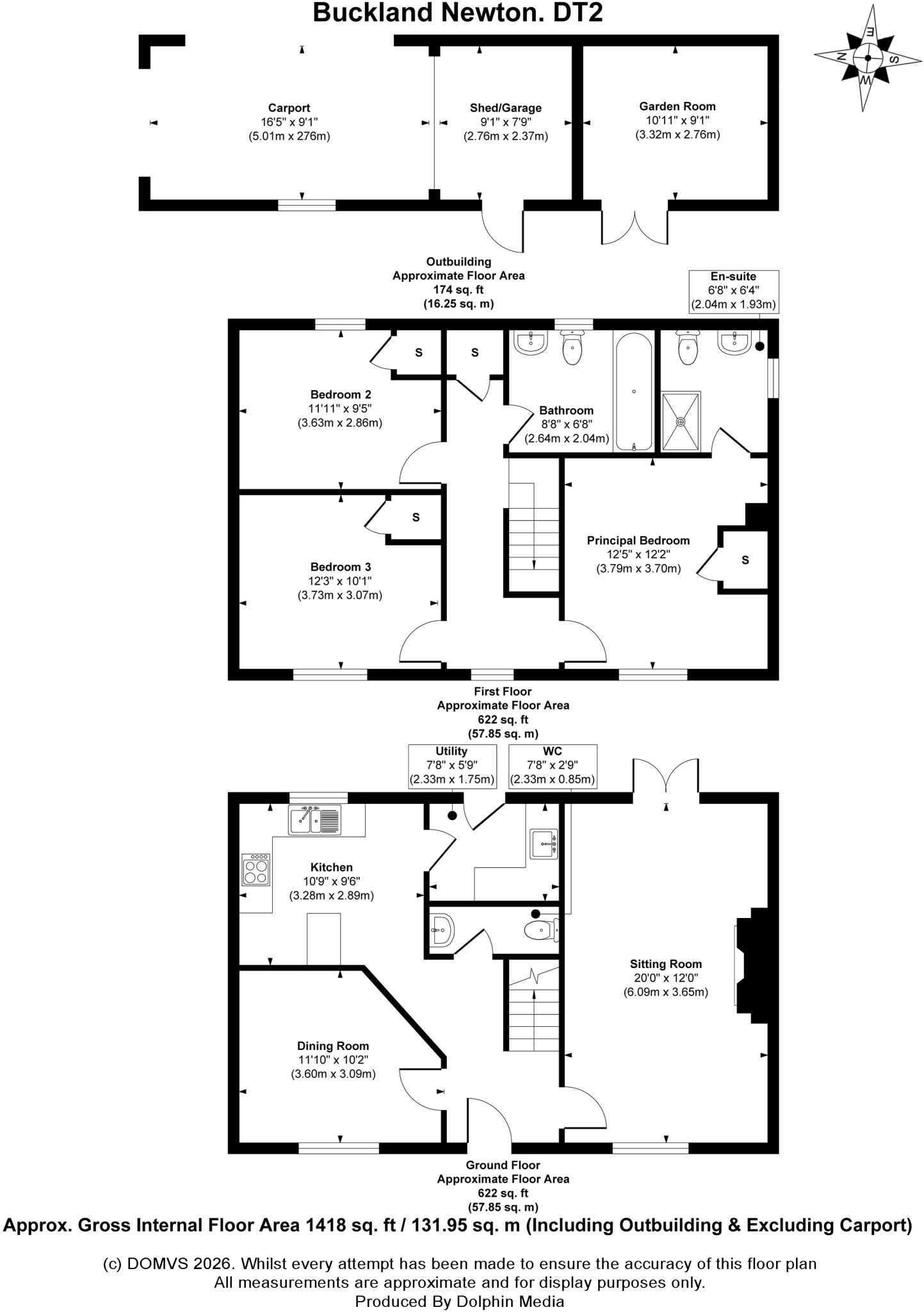 Buckland Newton, Dorchester, Dorset floorplan