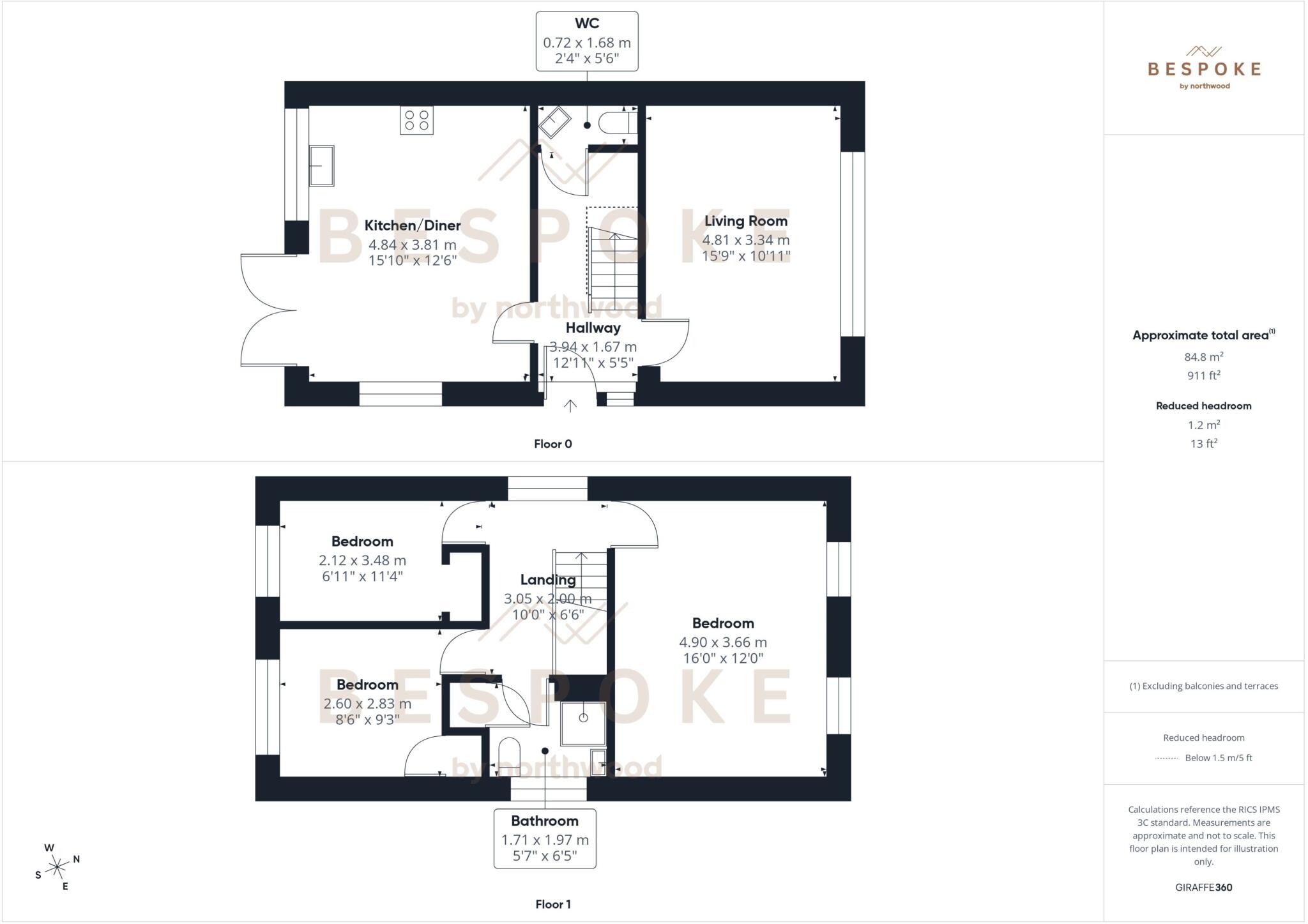 Redesmere Close, Sandbach, CW11 floorplan
