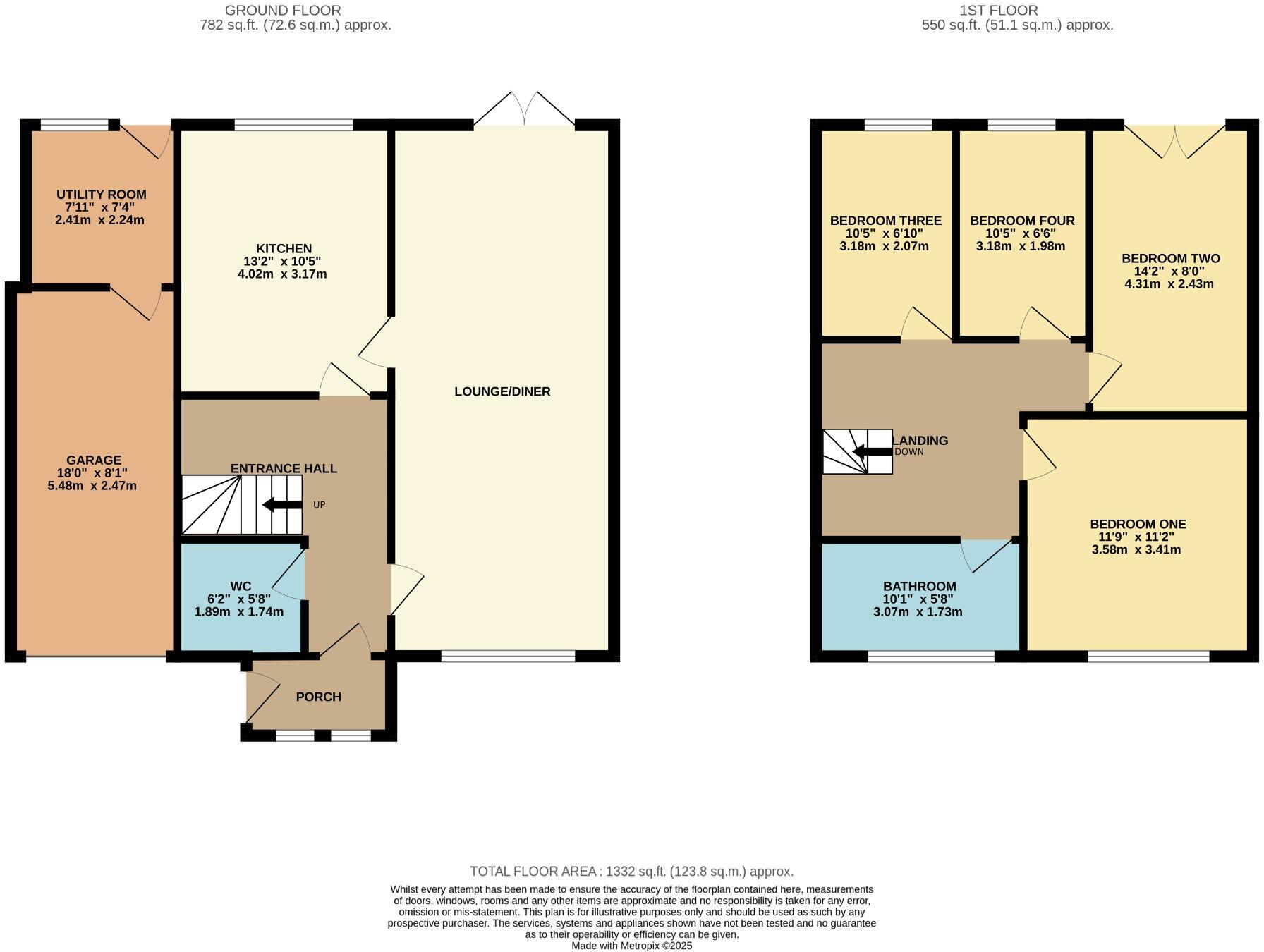 Adams Beck, Landrake, PL12 floorplan