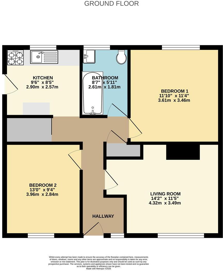 Chambers Road, St. Leonards, TN38 9HY floorplan