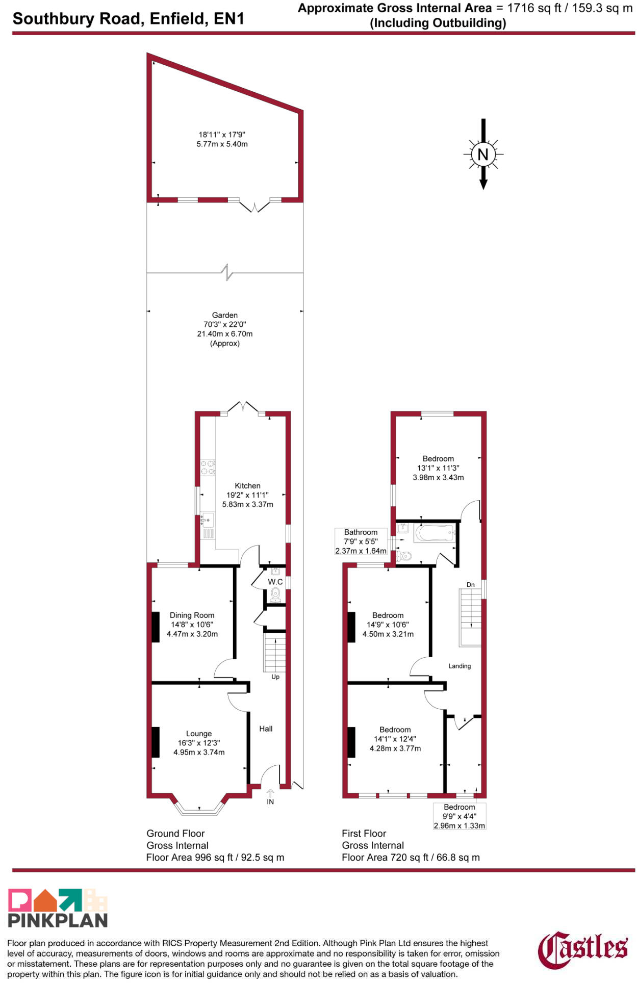 Southbury Road, Enfield EN1 1PN floorplan