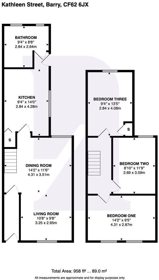 Kathleen Street, Barry floorplan