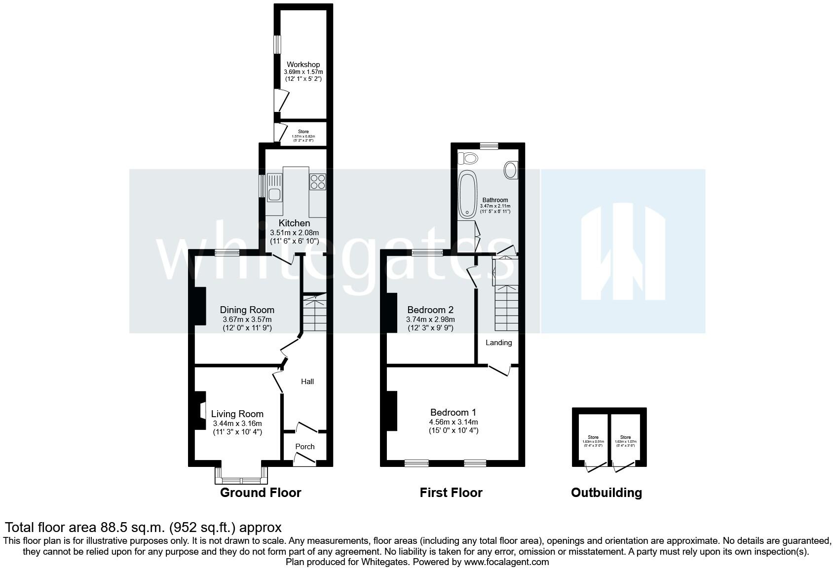 Primrose Avenue, Haslington, Crewe, Cheshire, CW1 floorplan