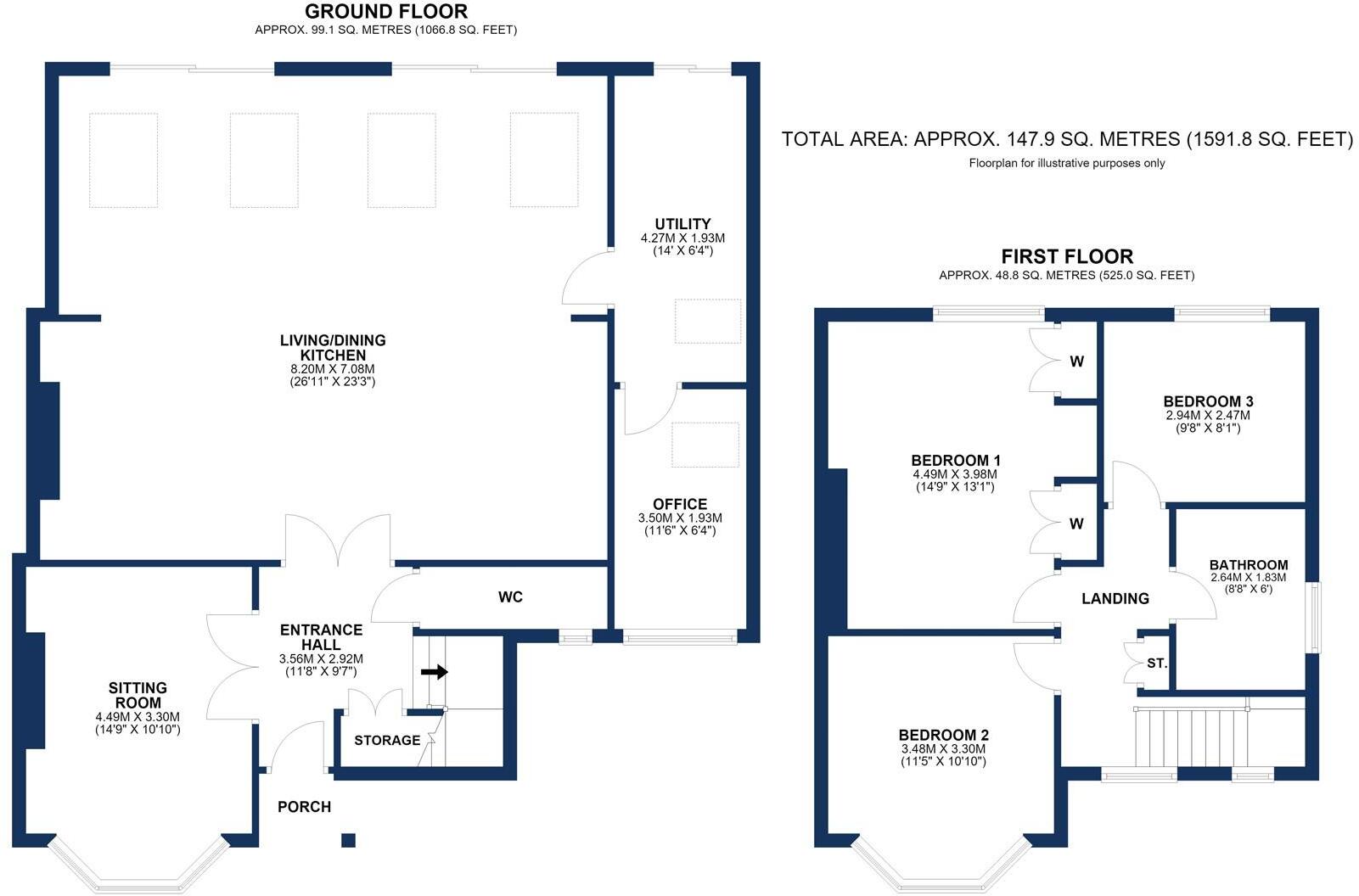 Delahays Road, Hale floorplan