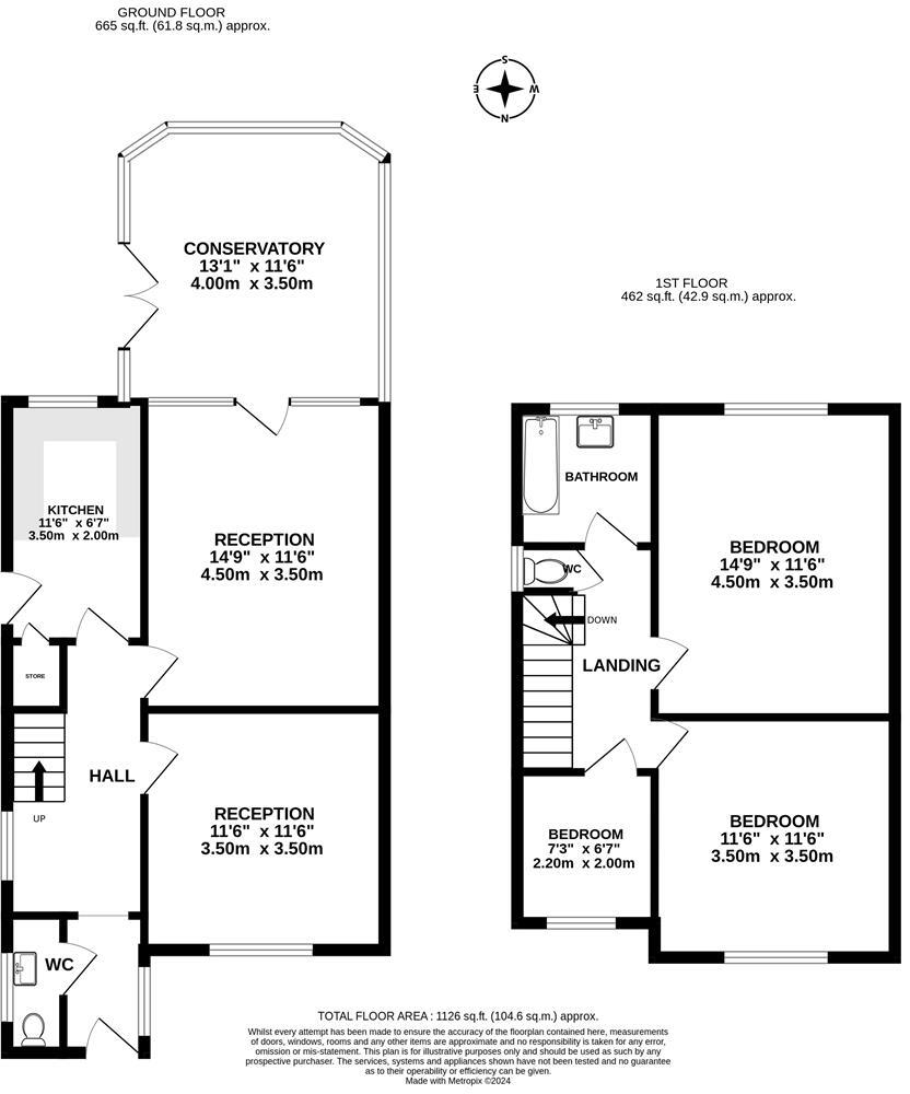 Lorne Road, Oxton floorplan