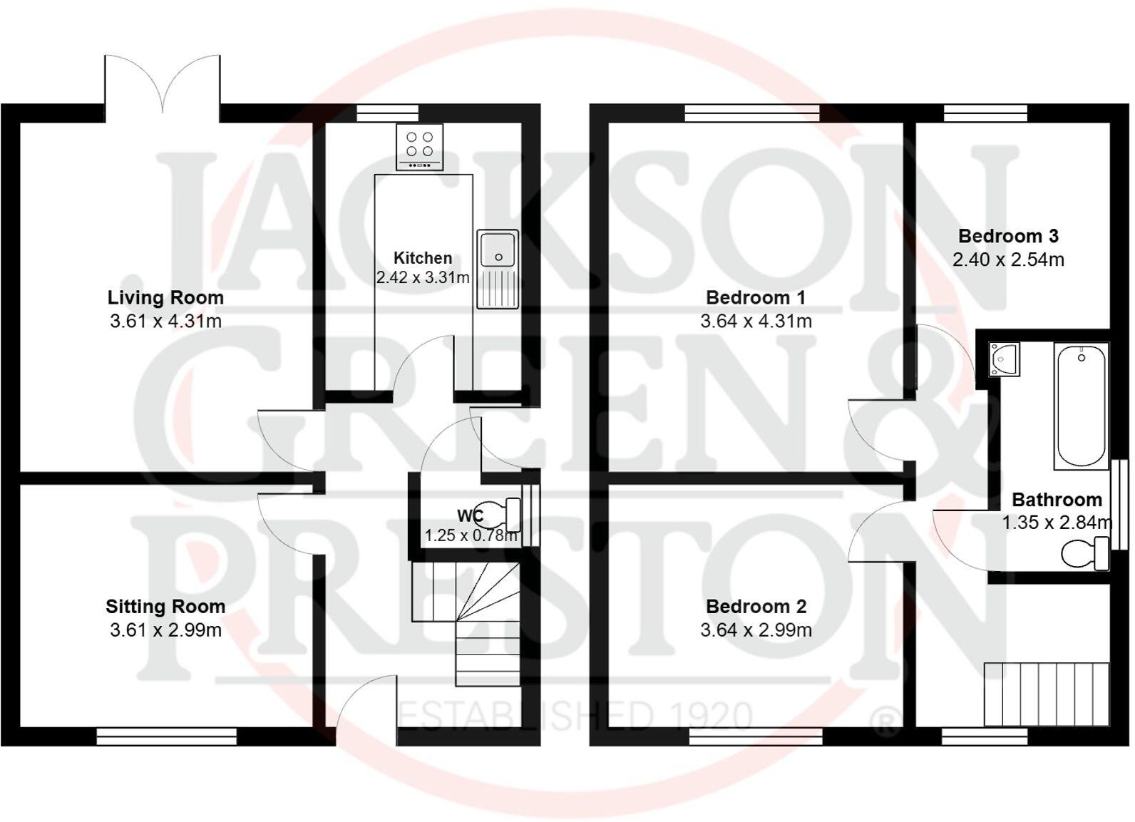 Davy Avenue, Scunthorpe, DN15 floorplan