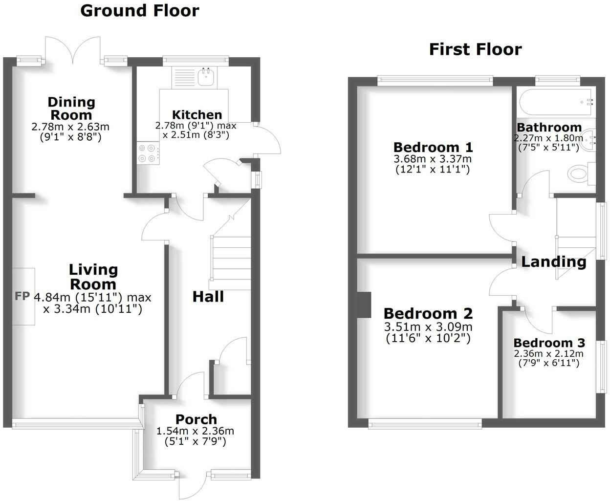 Denman Lane, Huncote, Leicester floorplan
