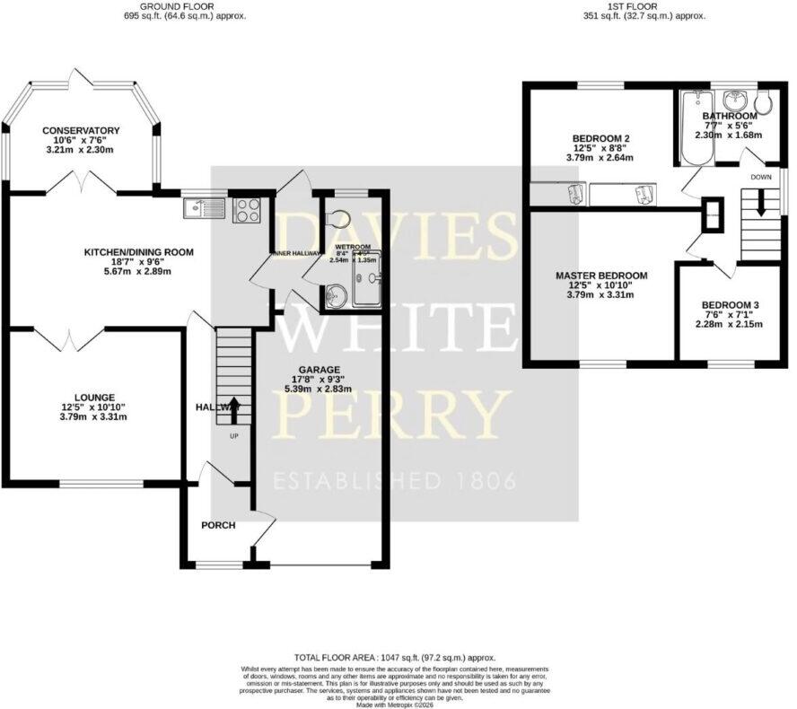 Hillside, Edgmond, Newport floorplan