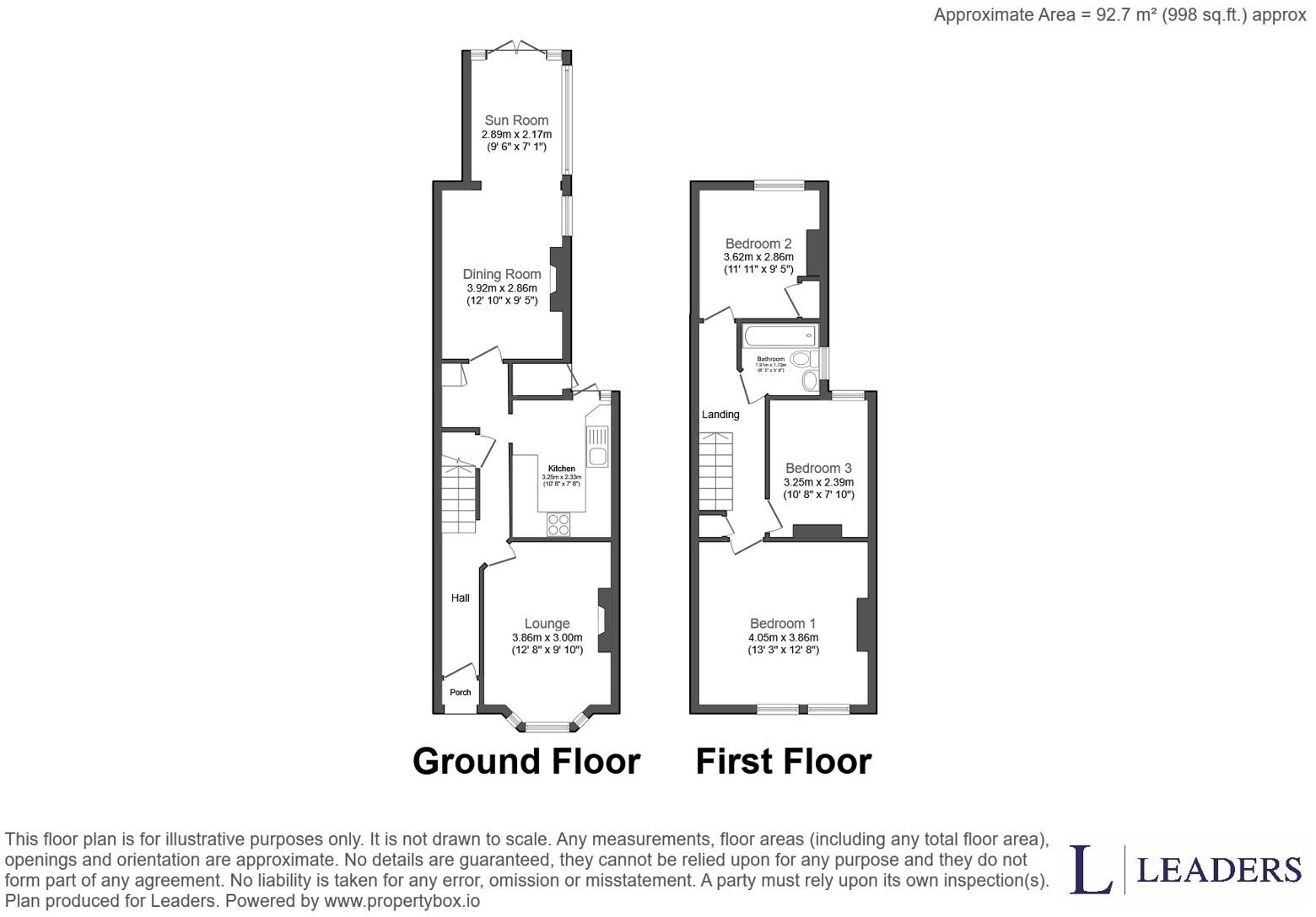 Wallington Road, Portsmouth, Hampshire, PO2 floorplan