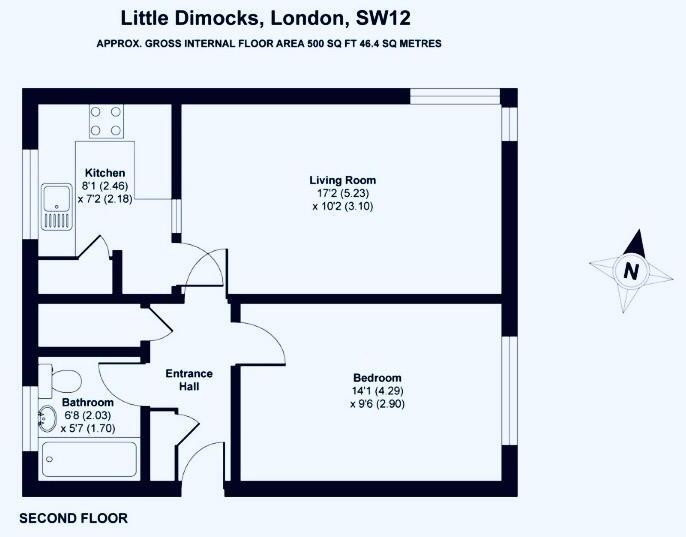 Little Dimocks, Balham floorplan