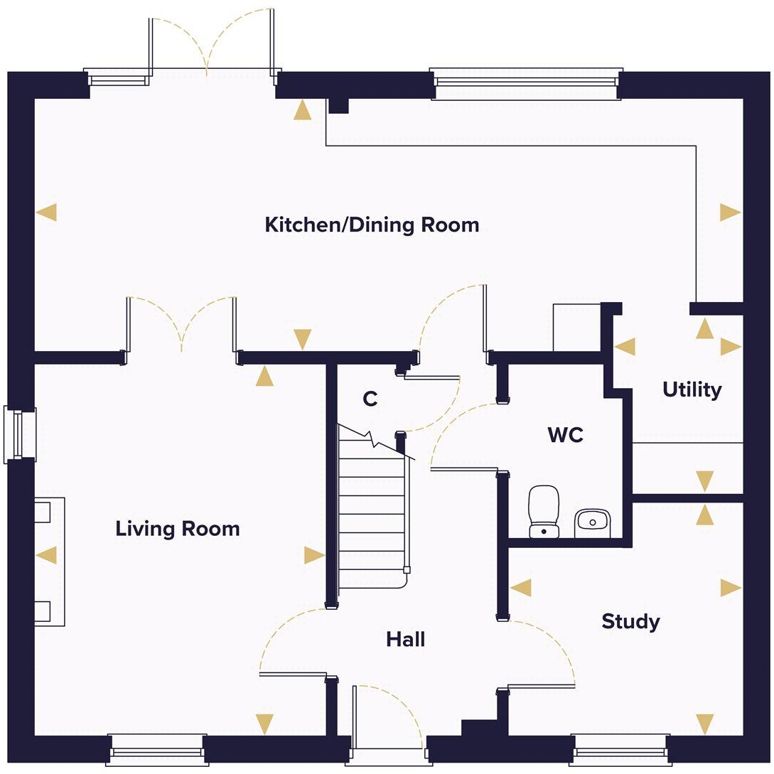 Roman Way, Halesworth, Suffolk floorplan