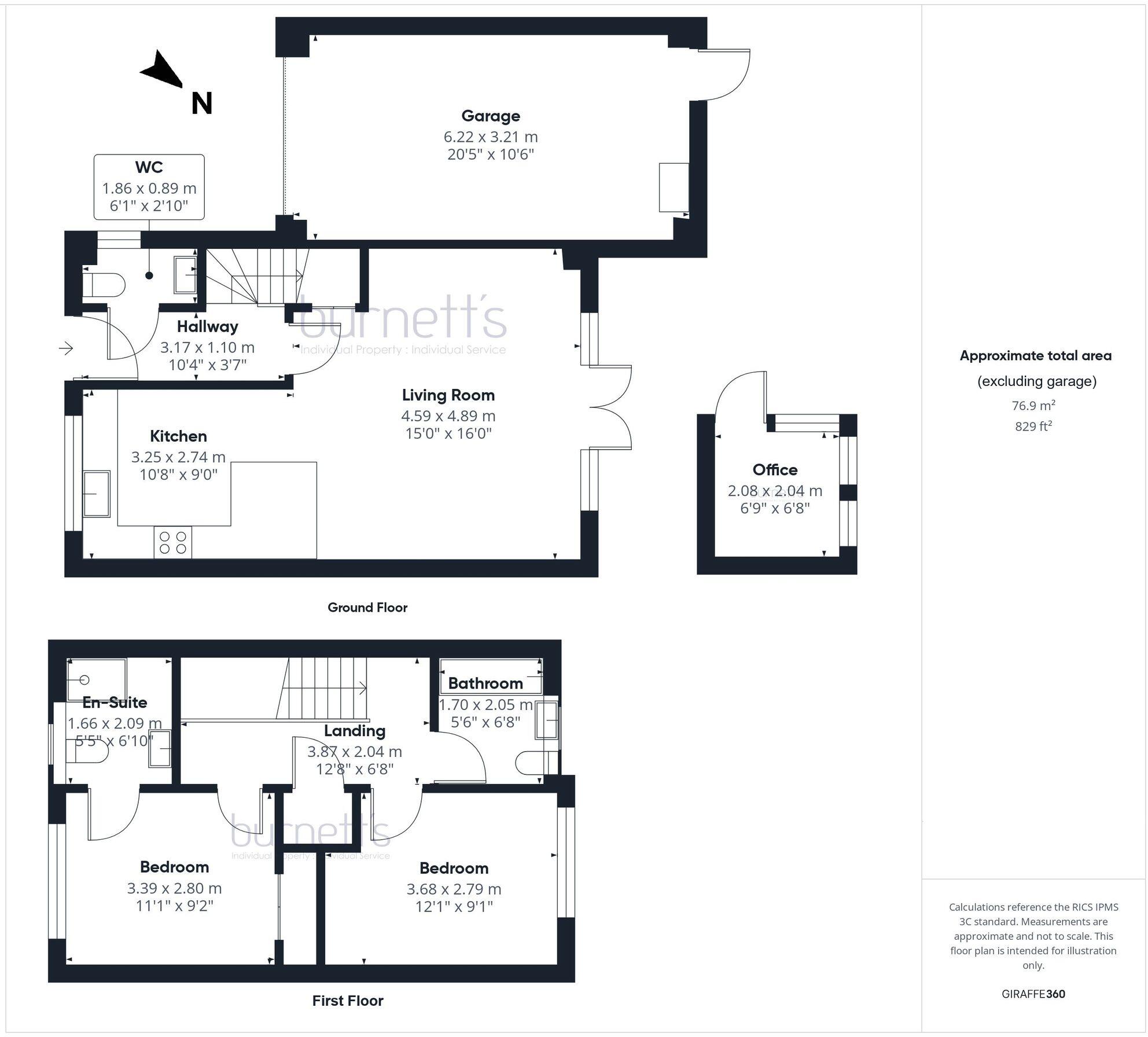 8, Oakwood Way, Wadhurst, TN5 floorplan