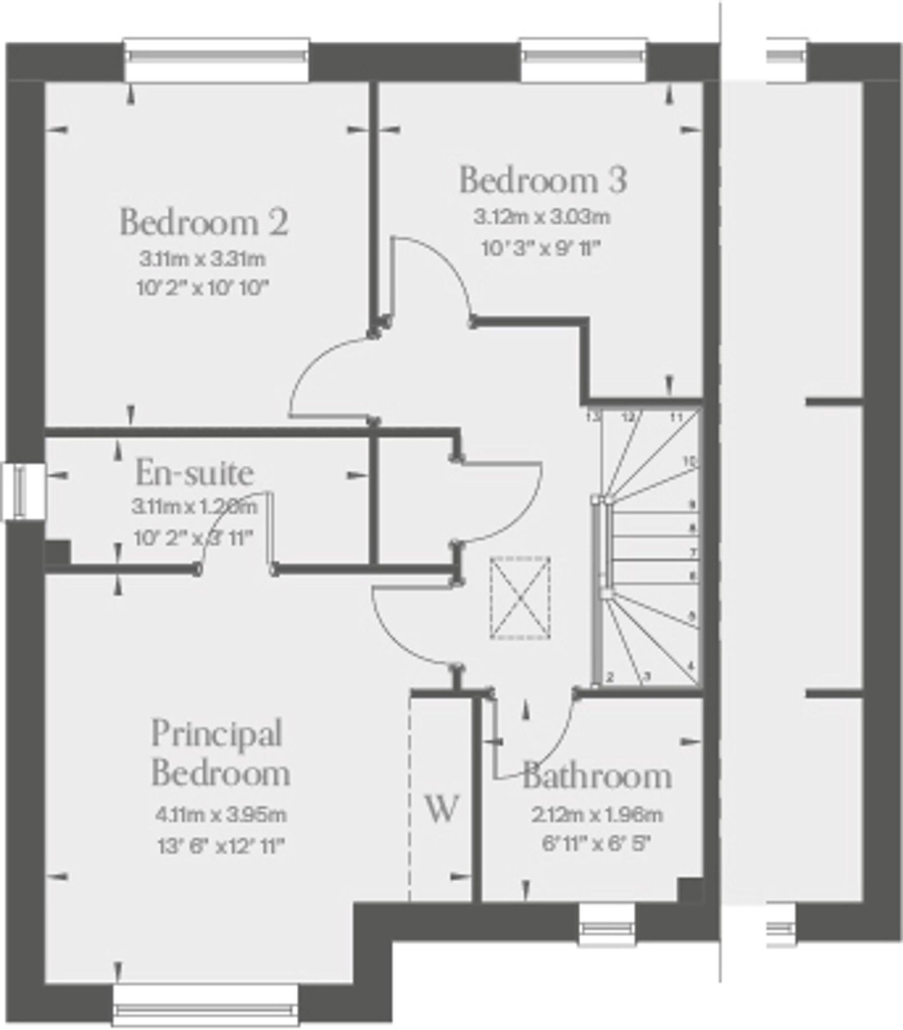Plot 16, The Crane, Mapperley Meadows, Mapperley Plains - NG3 5RW floorplan