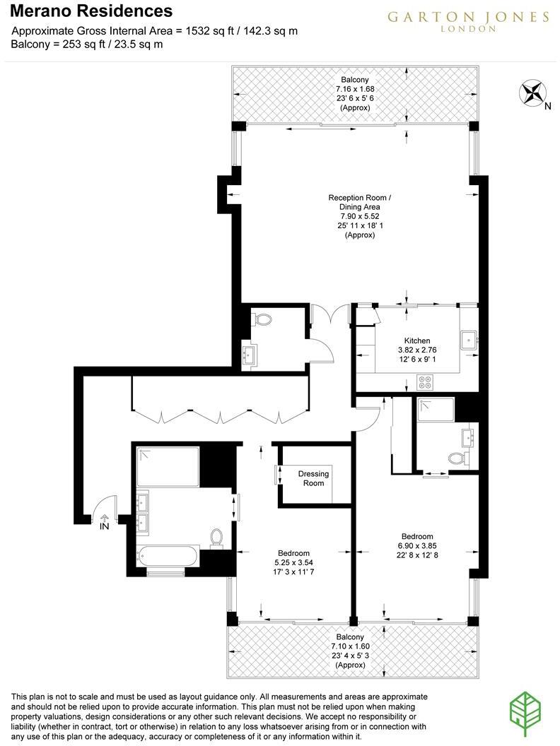 Merano Residences, 30 Albert Embankment, Vauxhall, London, SE1 floorplan