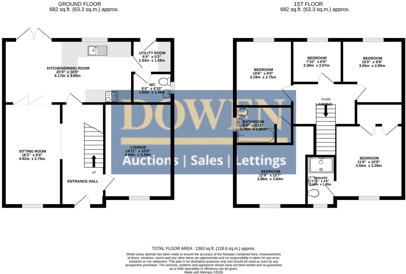 Tilery Close, Bowburn, Durham, DH6 floorplan
