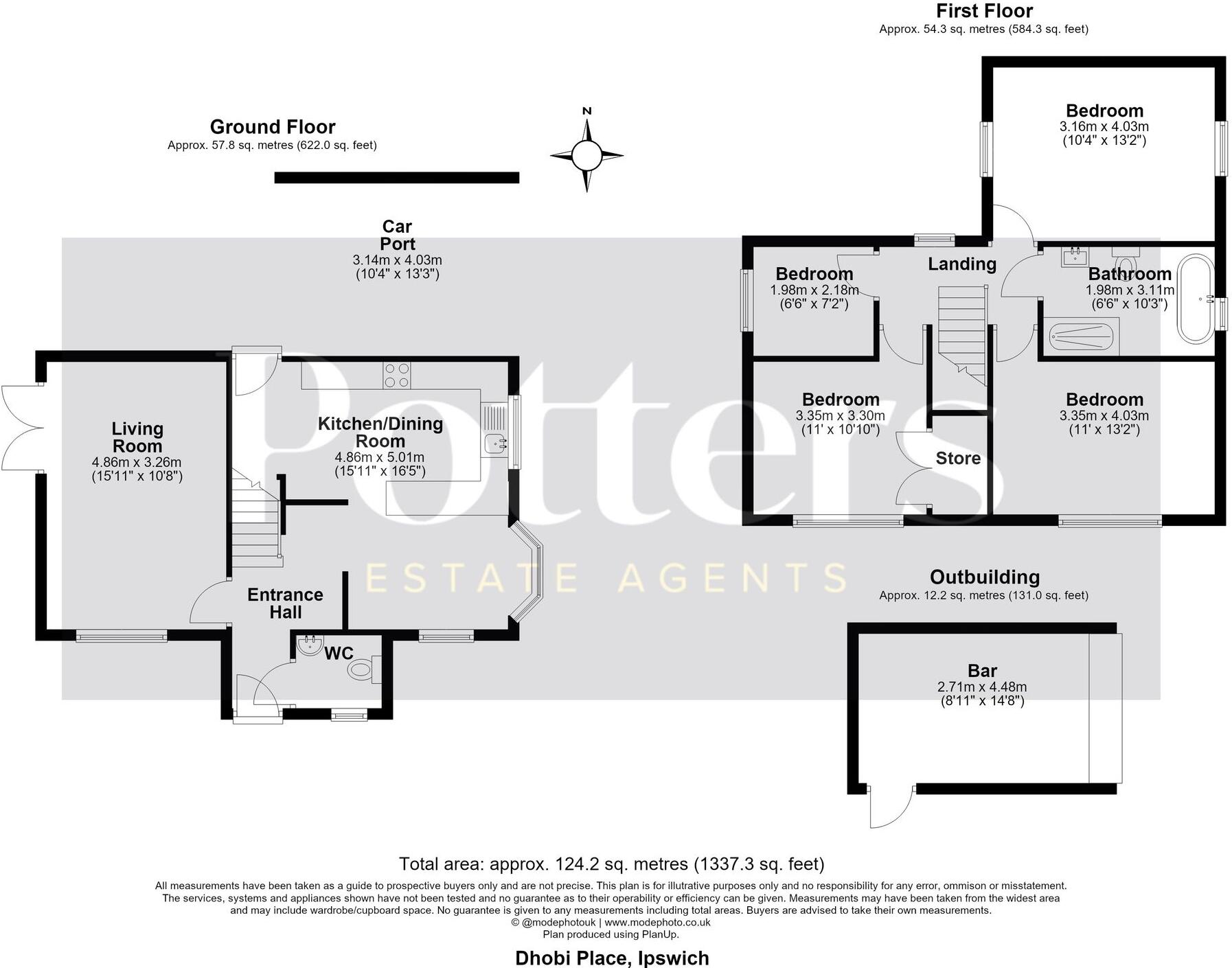 11, Dhobi Place, Ipswich, IP1 floorplan