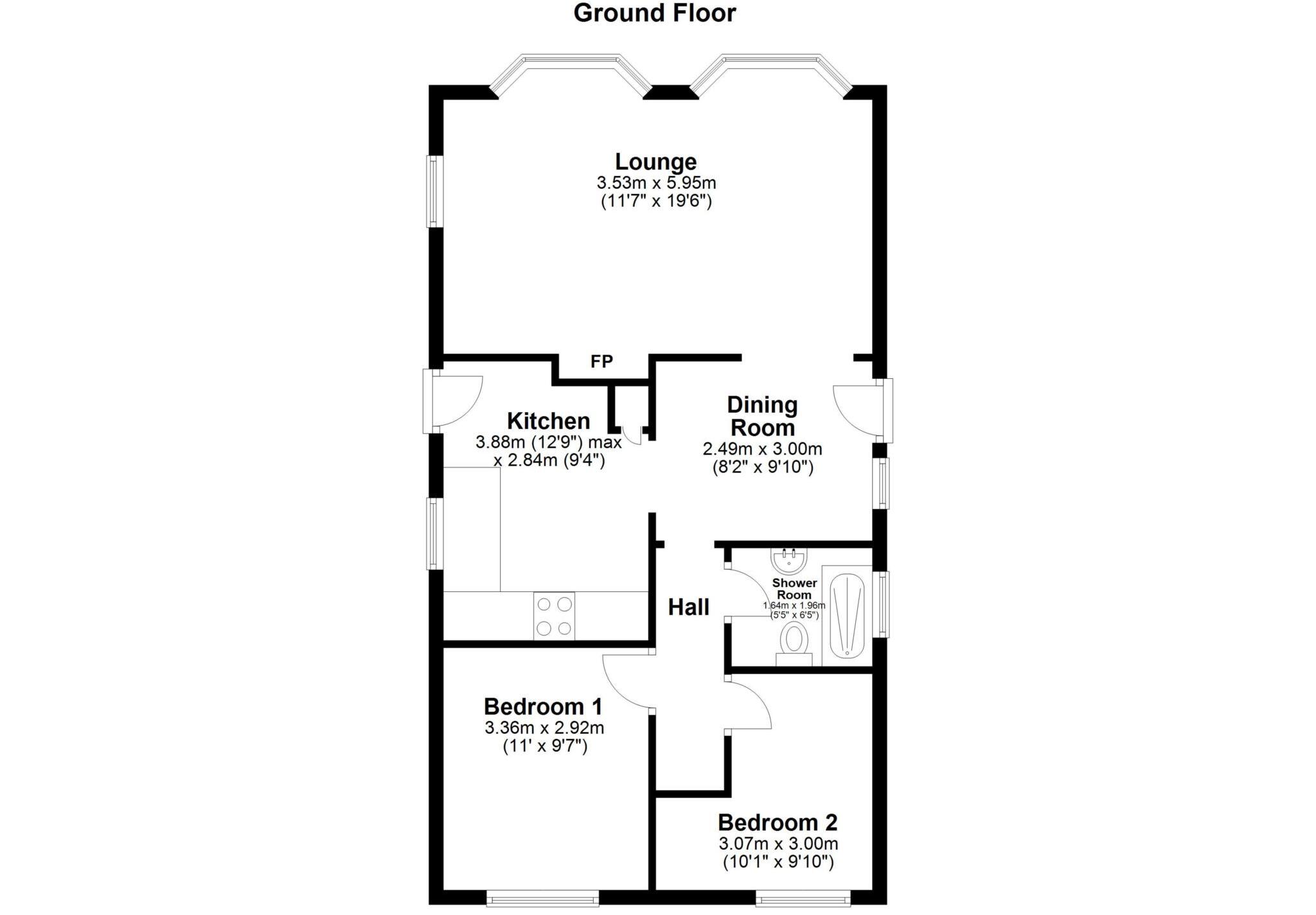 Honicombe Park, Callington floorplan