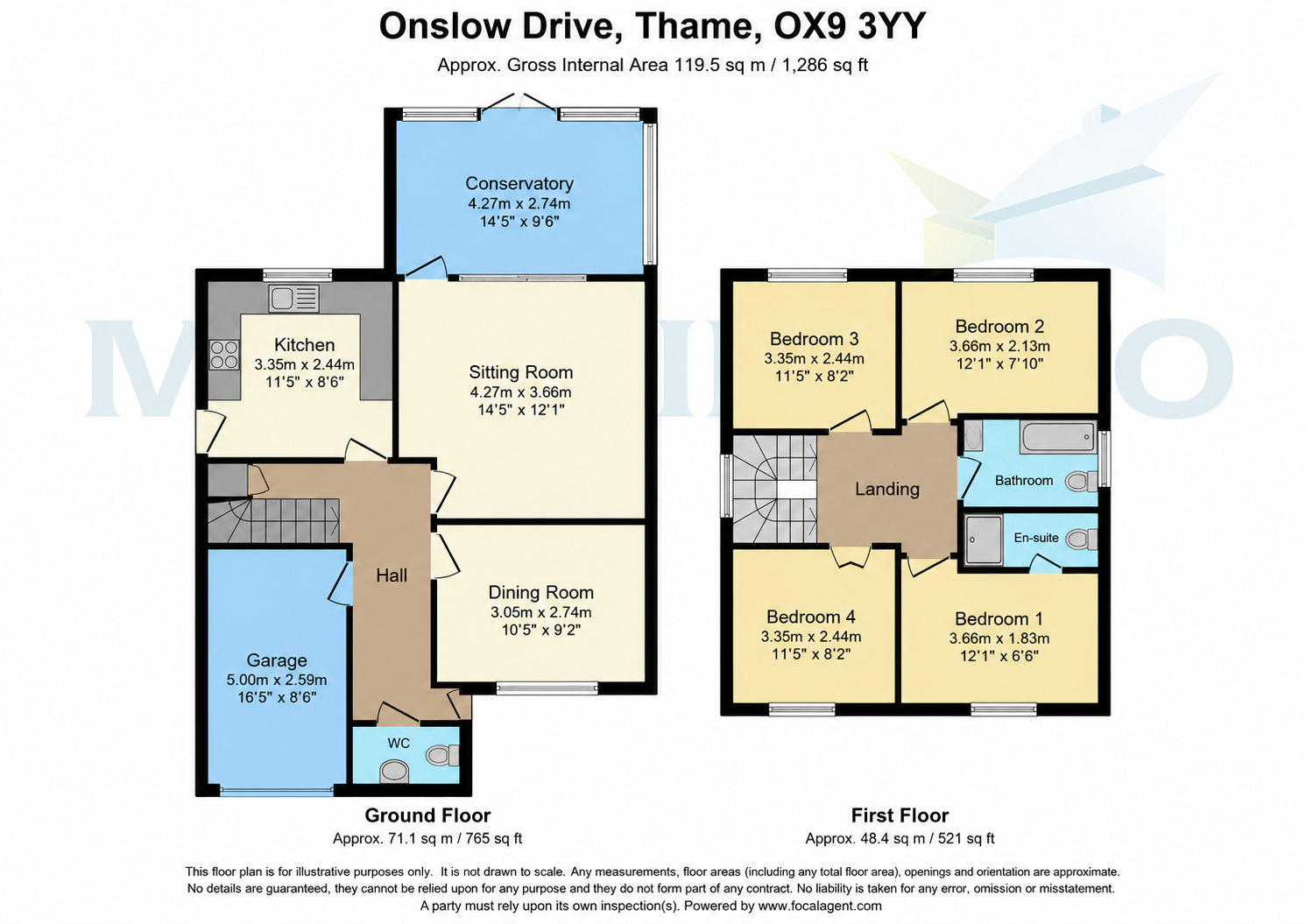 Onslow Drive, Thame floorplan