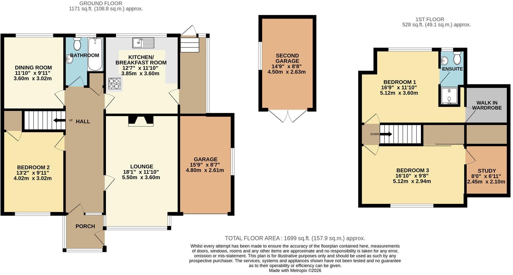 Greenover Close, Brixham floorplan