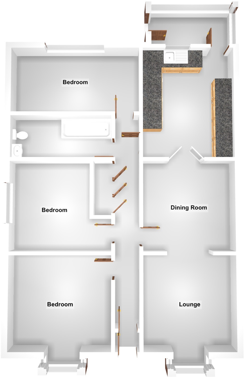 The Bungalow, The Village, Murton, Seaham, Durham, SR7 9RN floorplan
