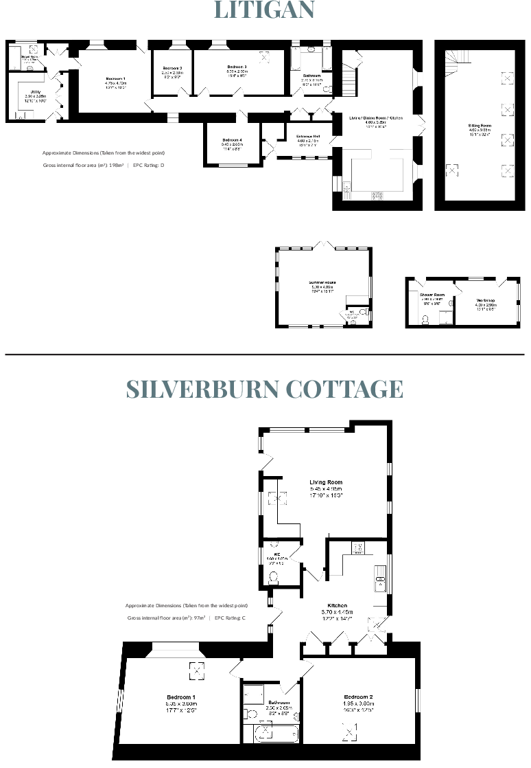 Litigan and Silverburn Keltneyburn, Aberfeldy, PH15 2LG floorplan