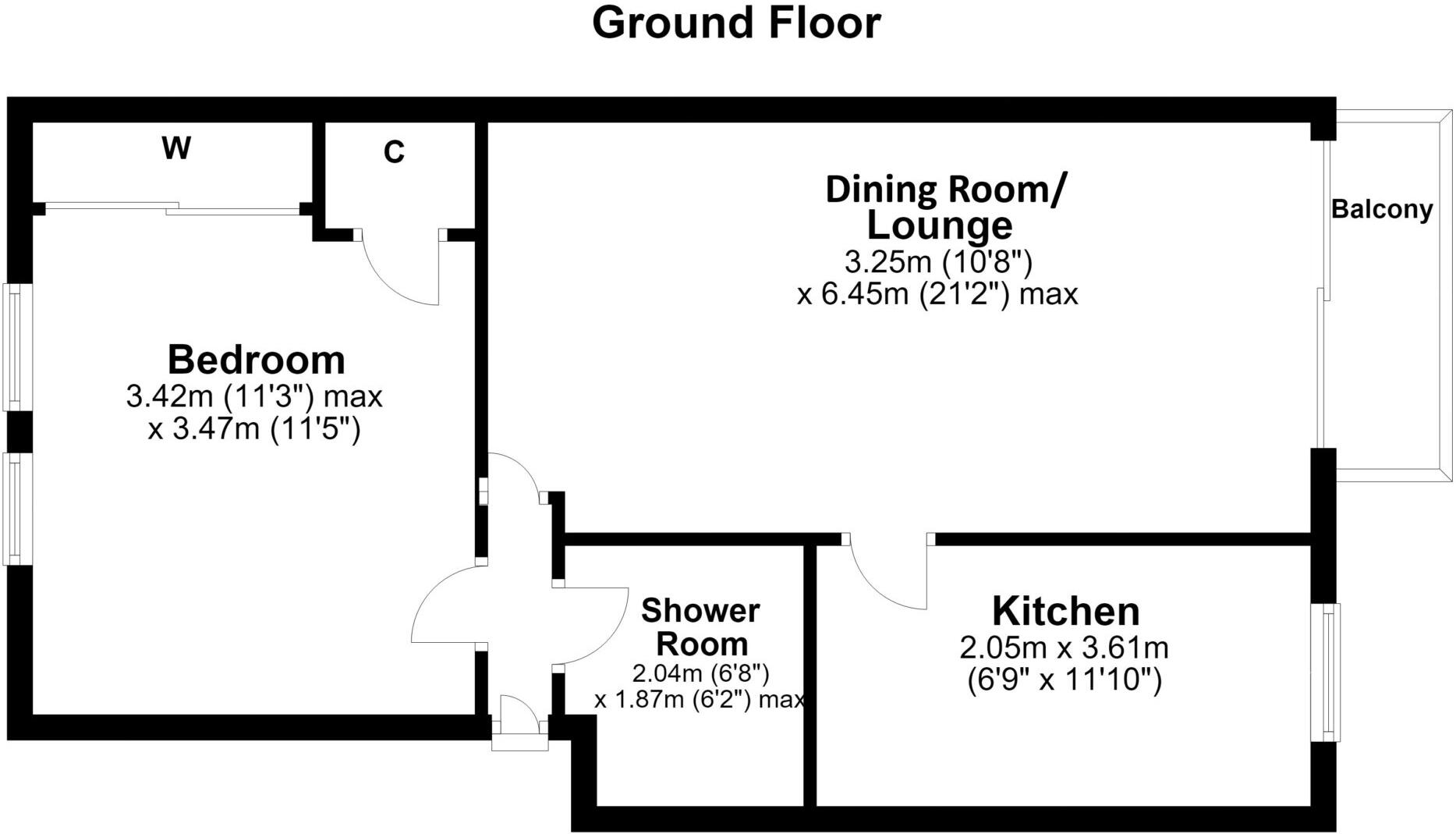 41 Hollywood, Largs, KA30 8SR floorplan