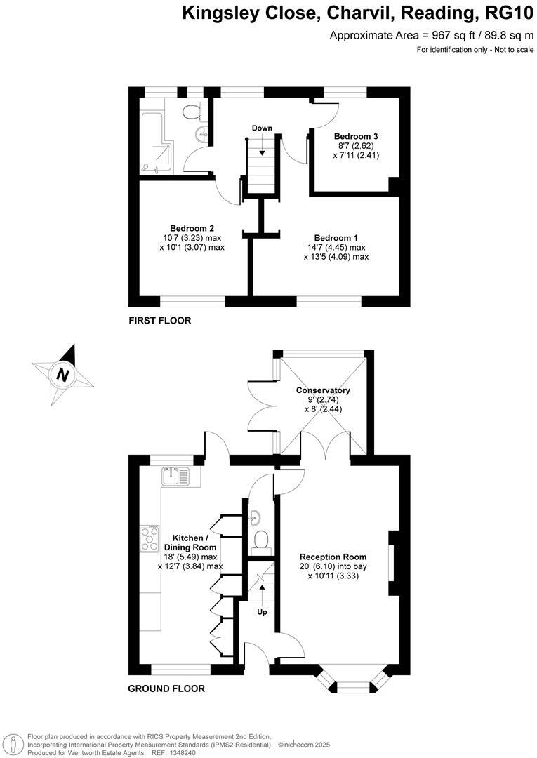 Kingsley Close, Charvil, Reading floorplan