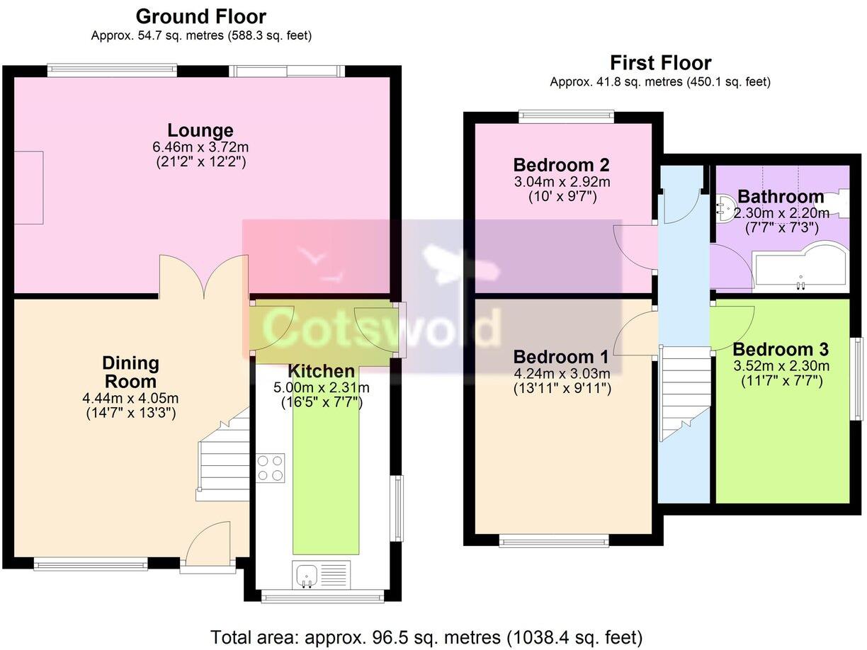 Ashmead Drive, Gotherington, Cheltenham, GL52 floorplan