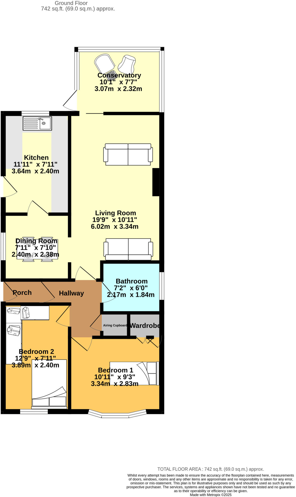 Fairview Avenue, Crewe, CW2 floorplan