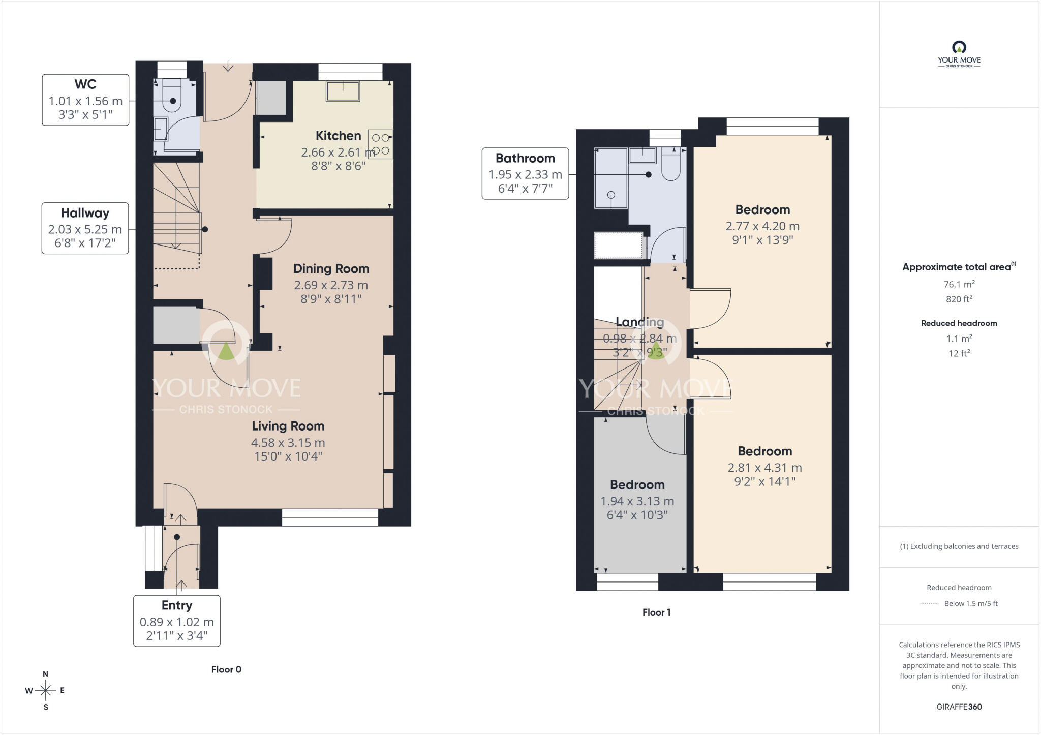 Beaufort Gardens, Wallsend, Tyne and Wear, NE28 floorplan