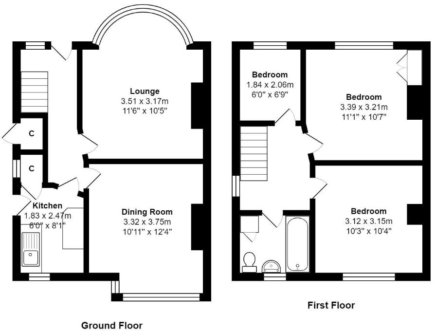 Lesmere Grove, Bradford floorplan