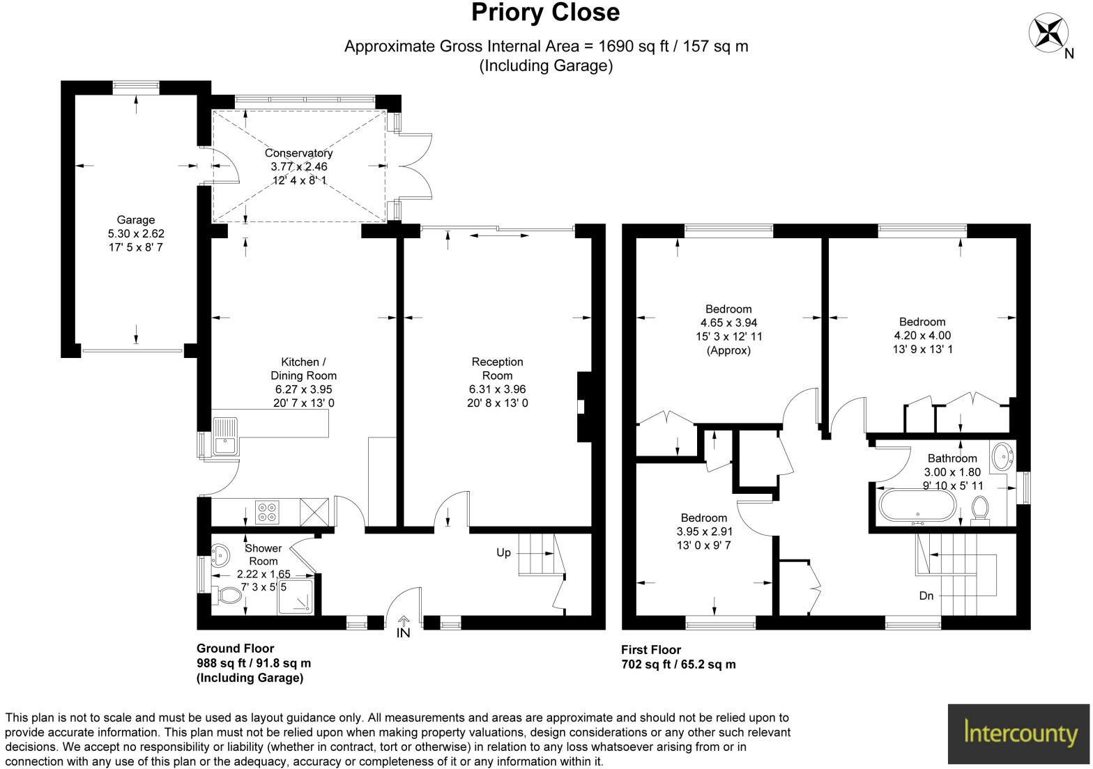 Priory Close, Ickleton, Saffron Walden, Cambridgeshire, CB10 floorplan