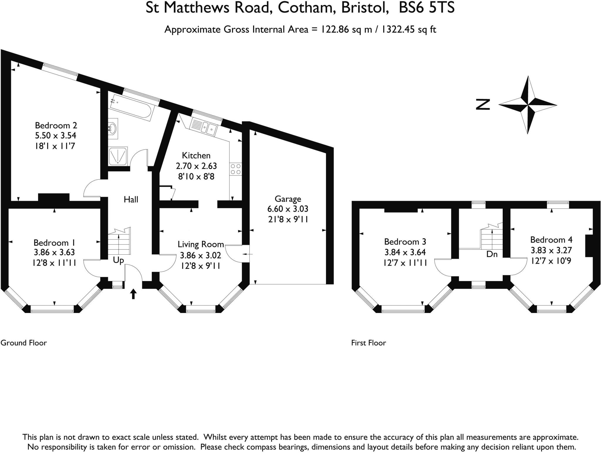 St Matthews Road | Cotham floorplan