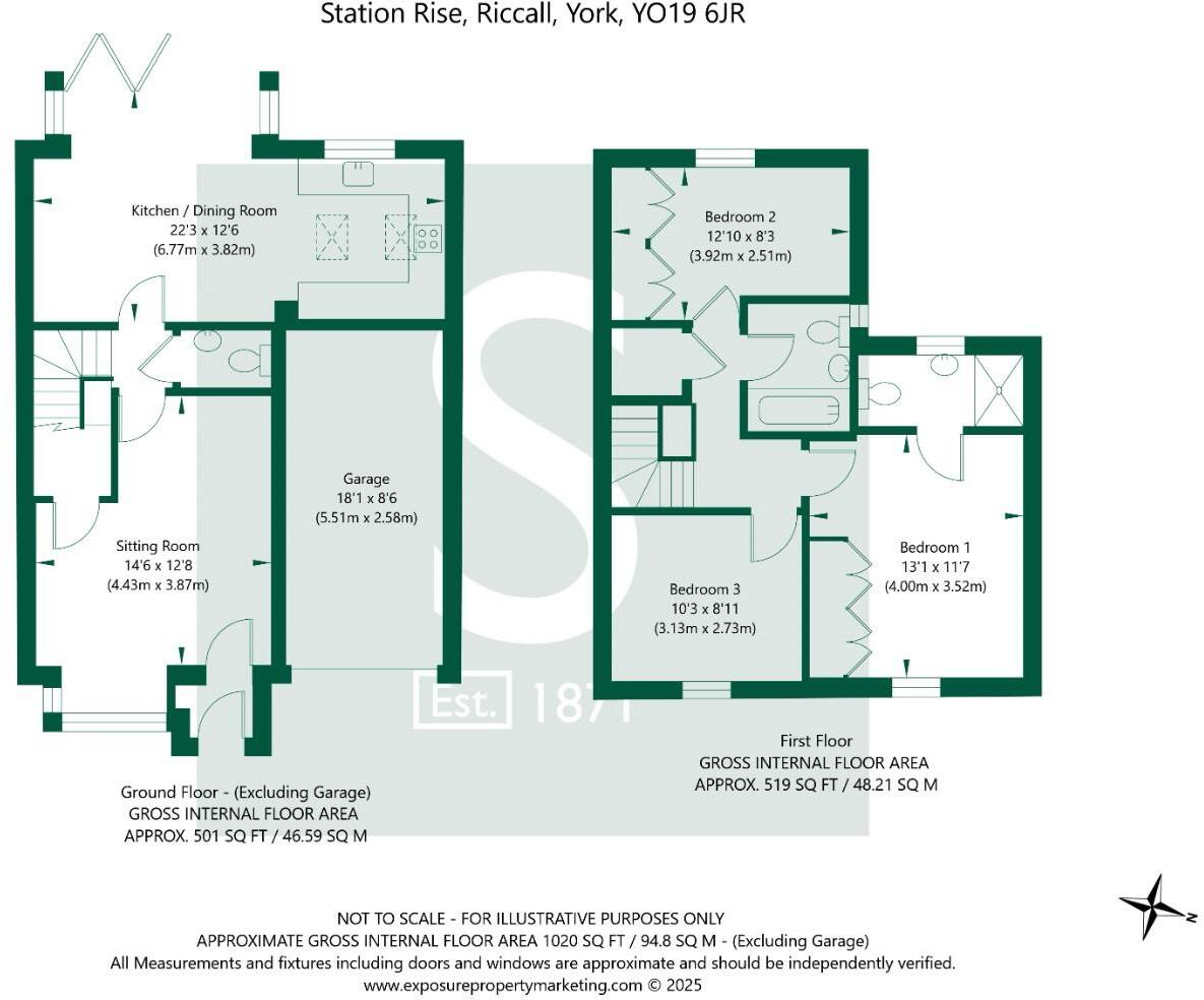 Station Rise, Riccall, York floorplan