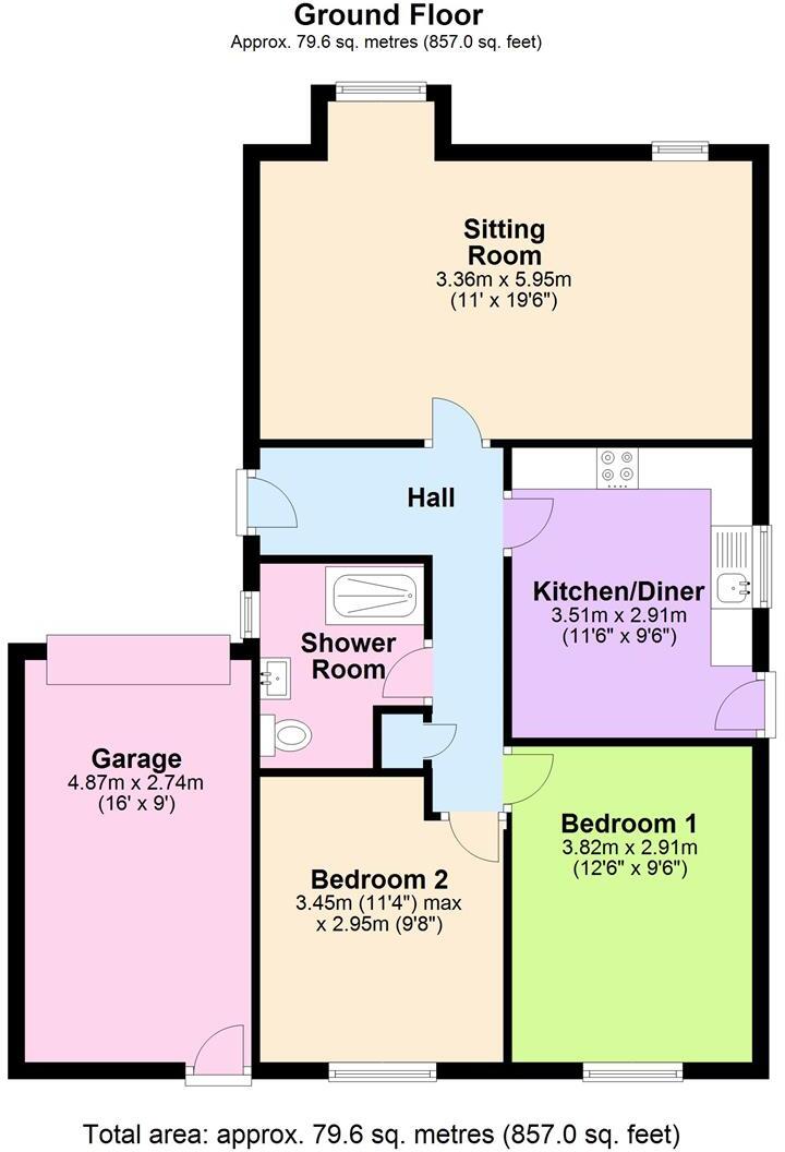20 Iddison Drive, Bedale floorplan