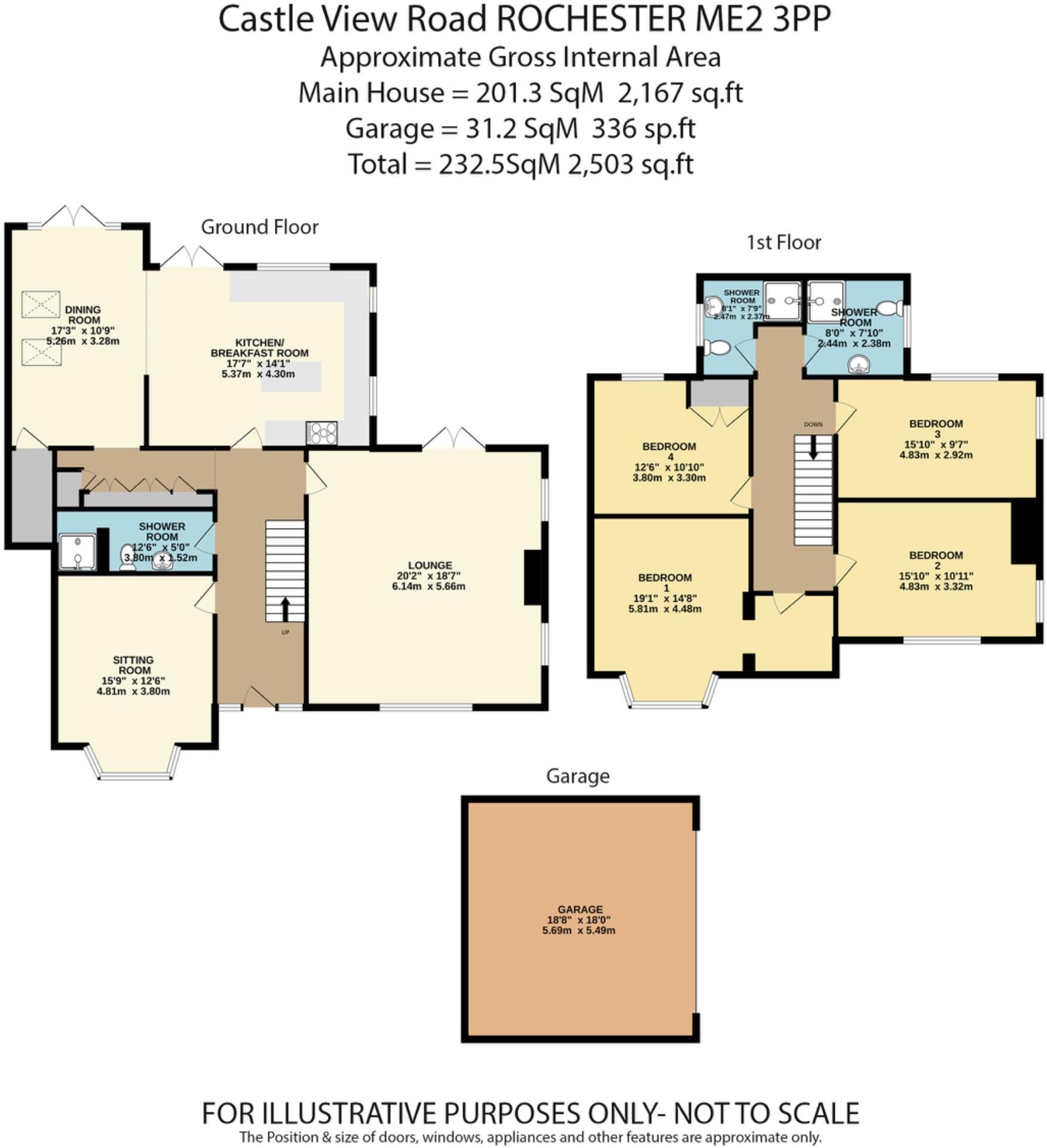 Castle View Road, Strood, Rochester floorplan