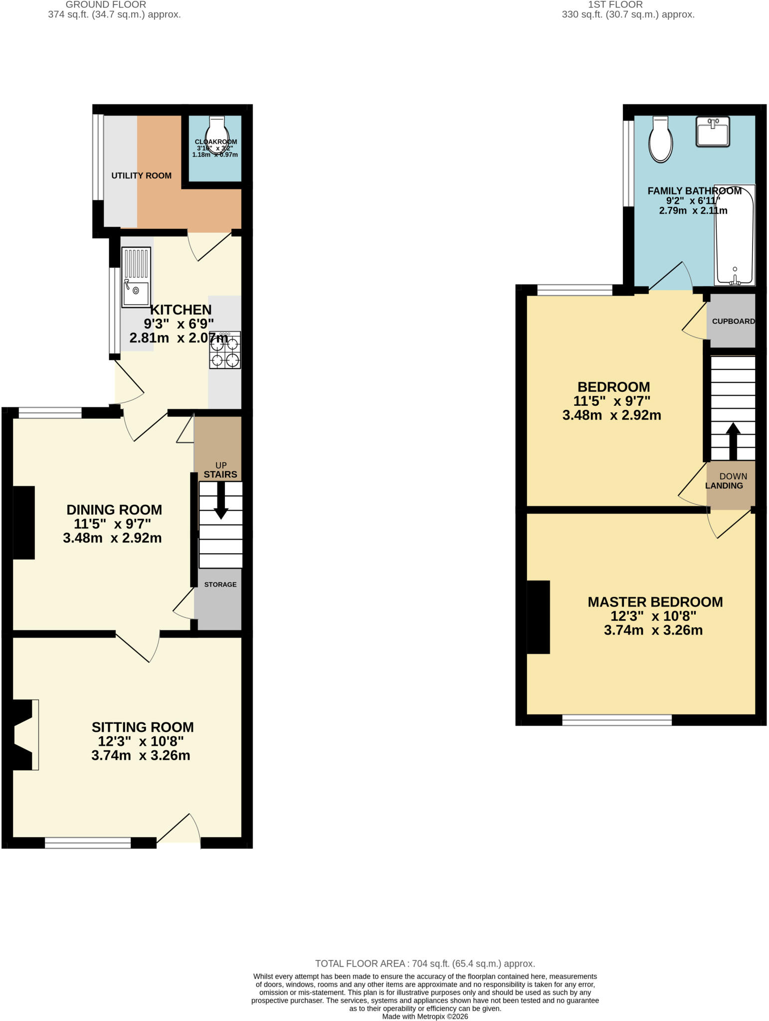 Denmark Road, Beccles floorplan