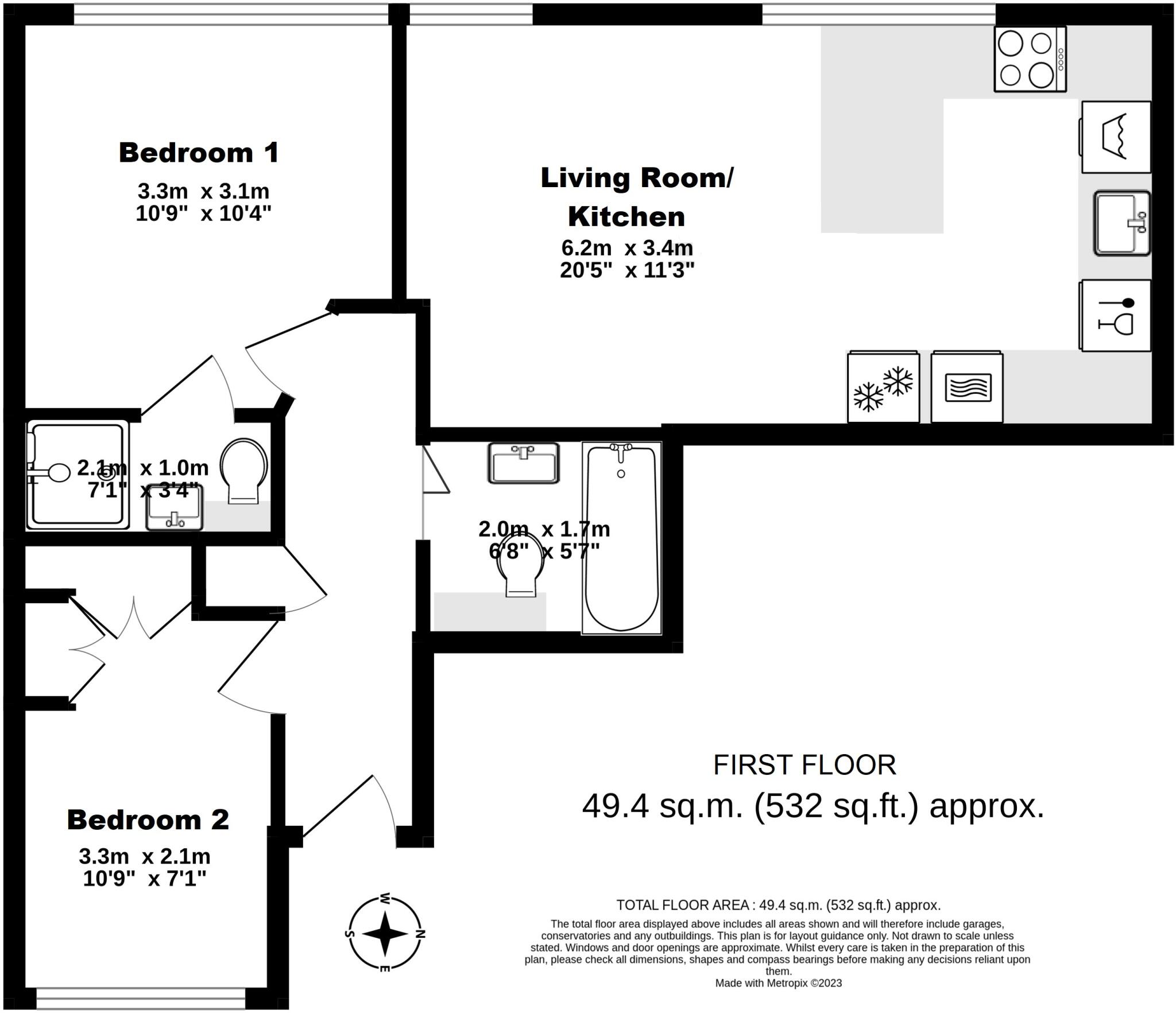 8, St Georges Passage, Deal, Kent, CT14 floorplan